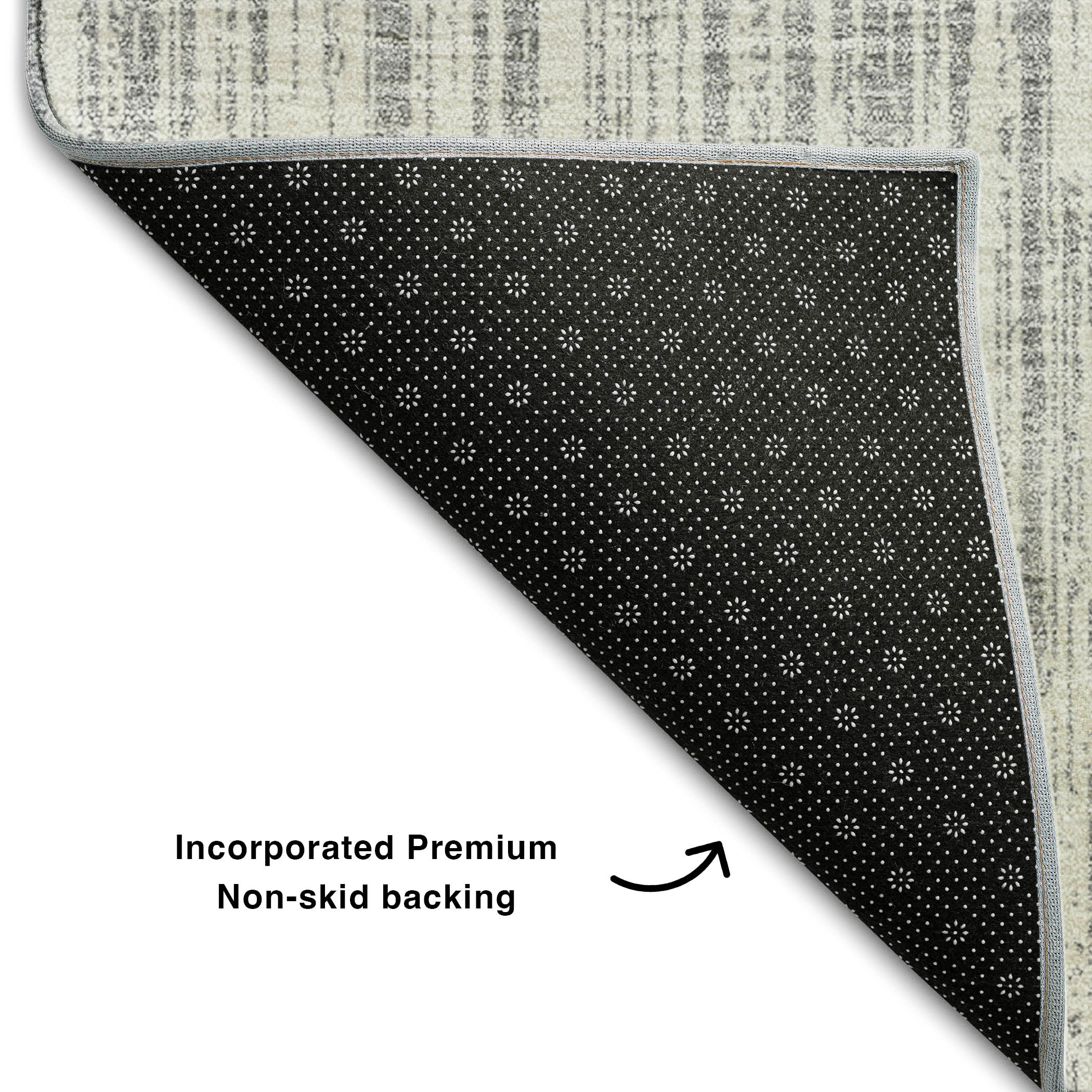 Athens Machine Washable Transitional Gray Rug 1'8" x 2'6" #shape_Rectangle