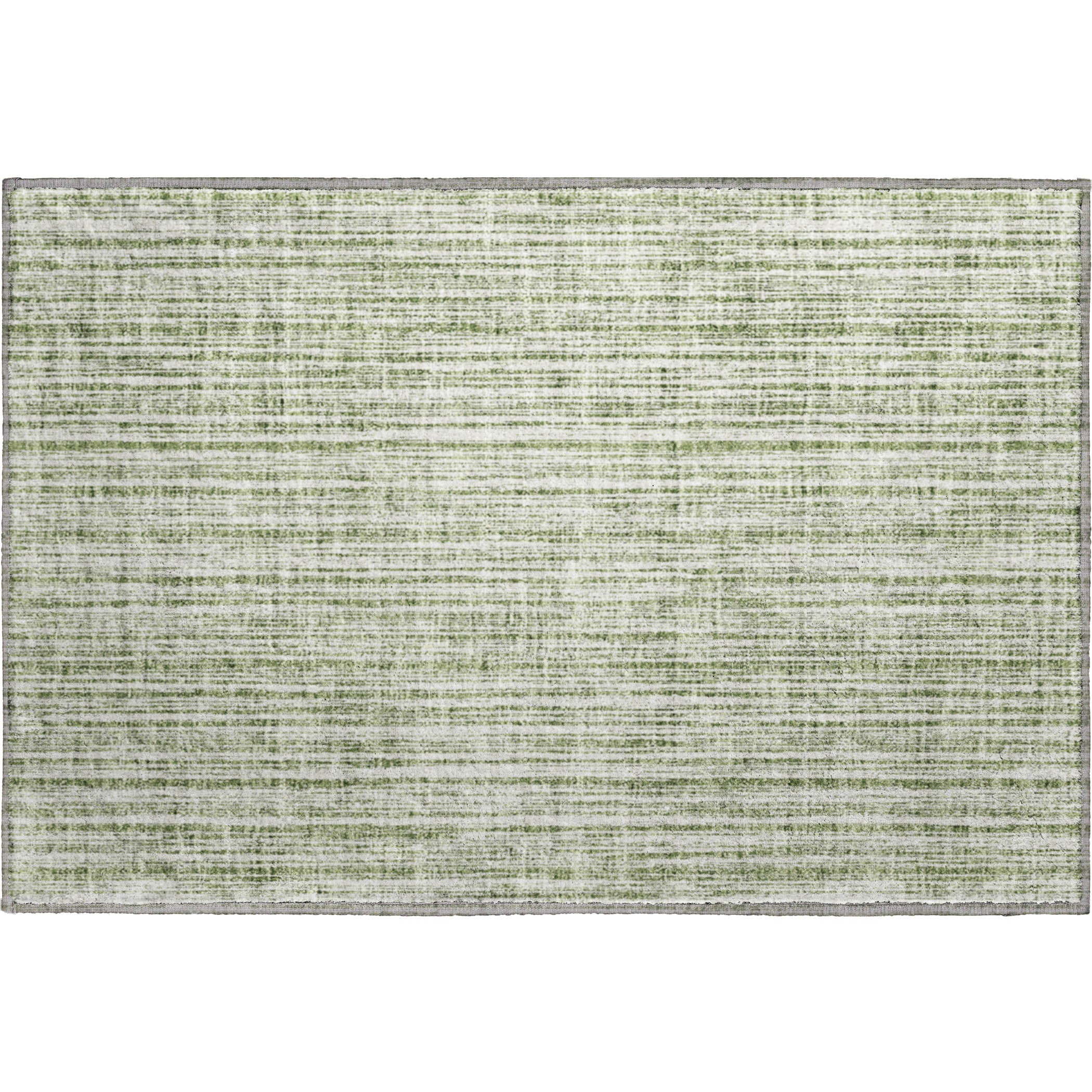 Athens Machine Washable Transitional Green Rug 1'8" x 2'6" #shape_Rectangle