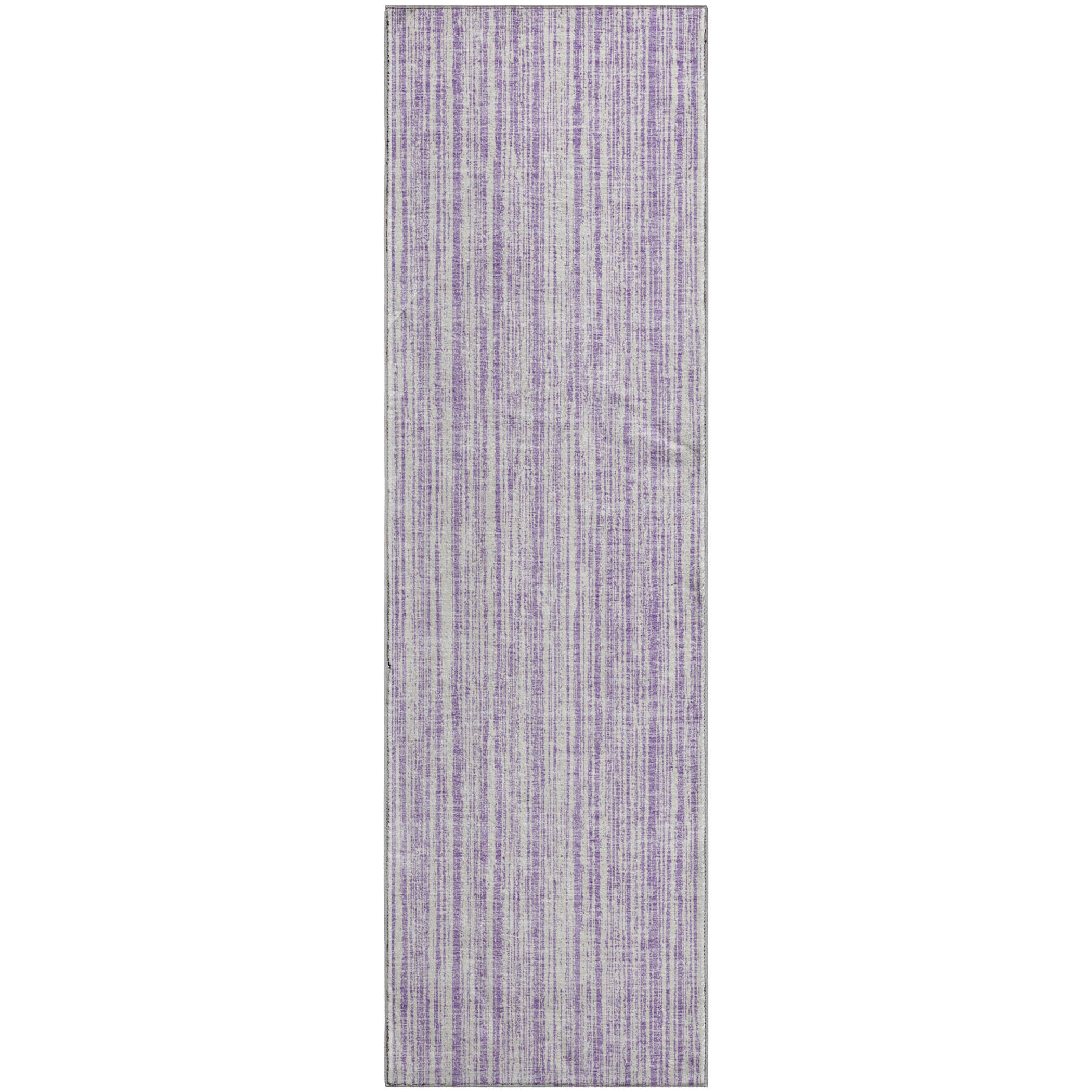 Athens Machine Washable Transitional Lavender Purple Rug 2'3" x 7'6" #shape_Runner