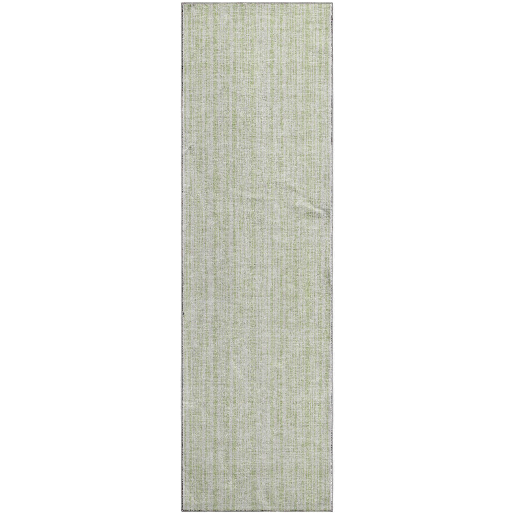 Athens Machine Washable Transitional Mint Green Rug 2'3" x 7'6" #shape_Runner