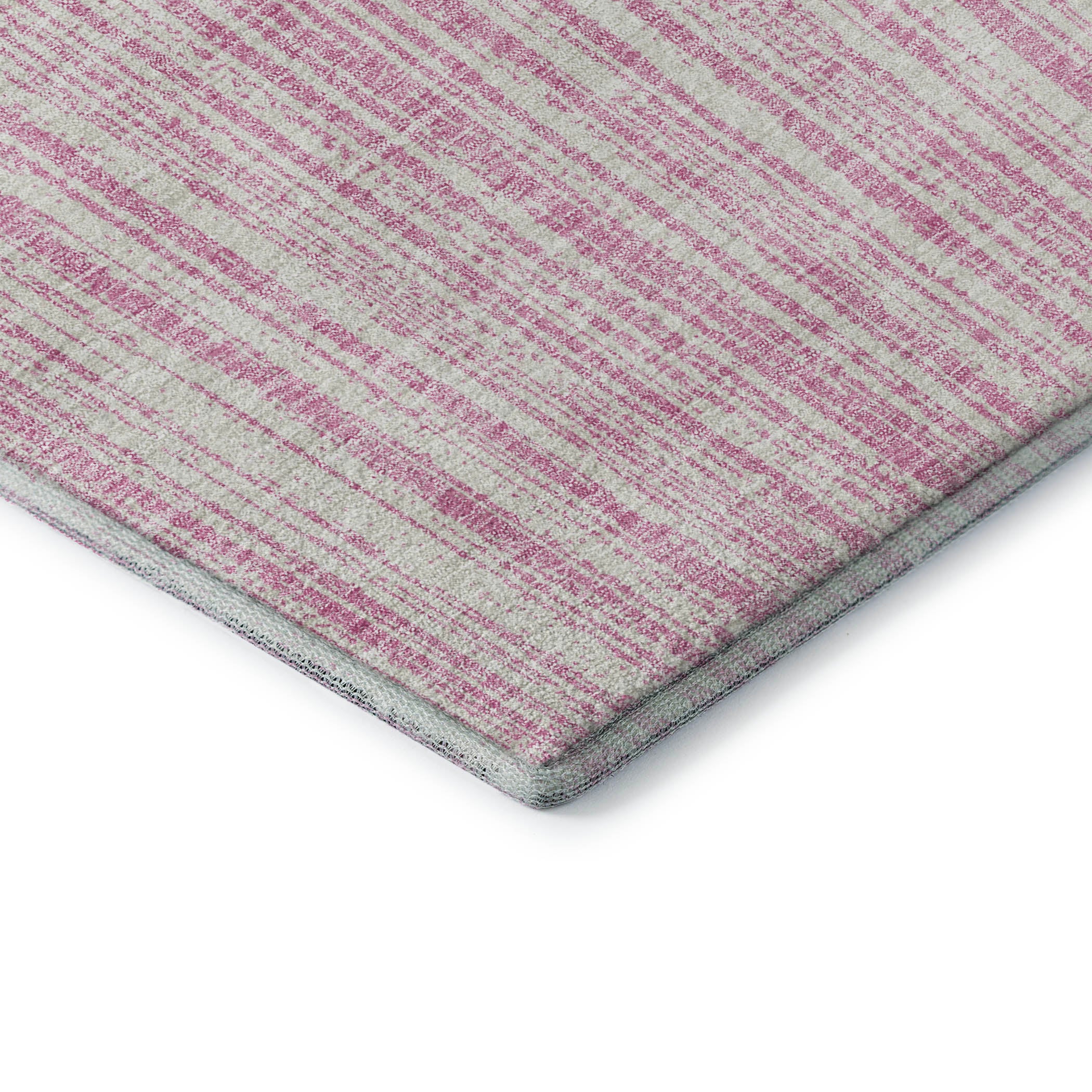 Athens Machine Washable Transitional Pink Rug 1'8" x 2'6" #shape_Rectangle