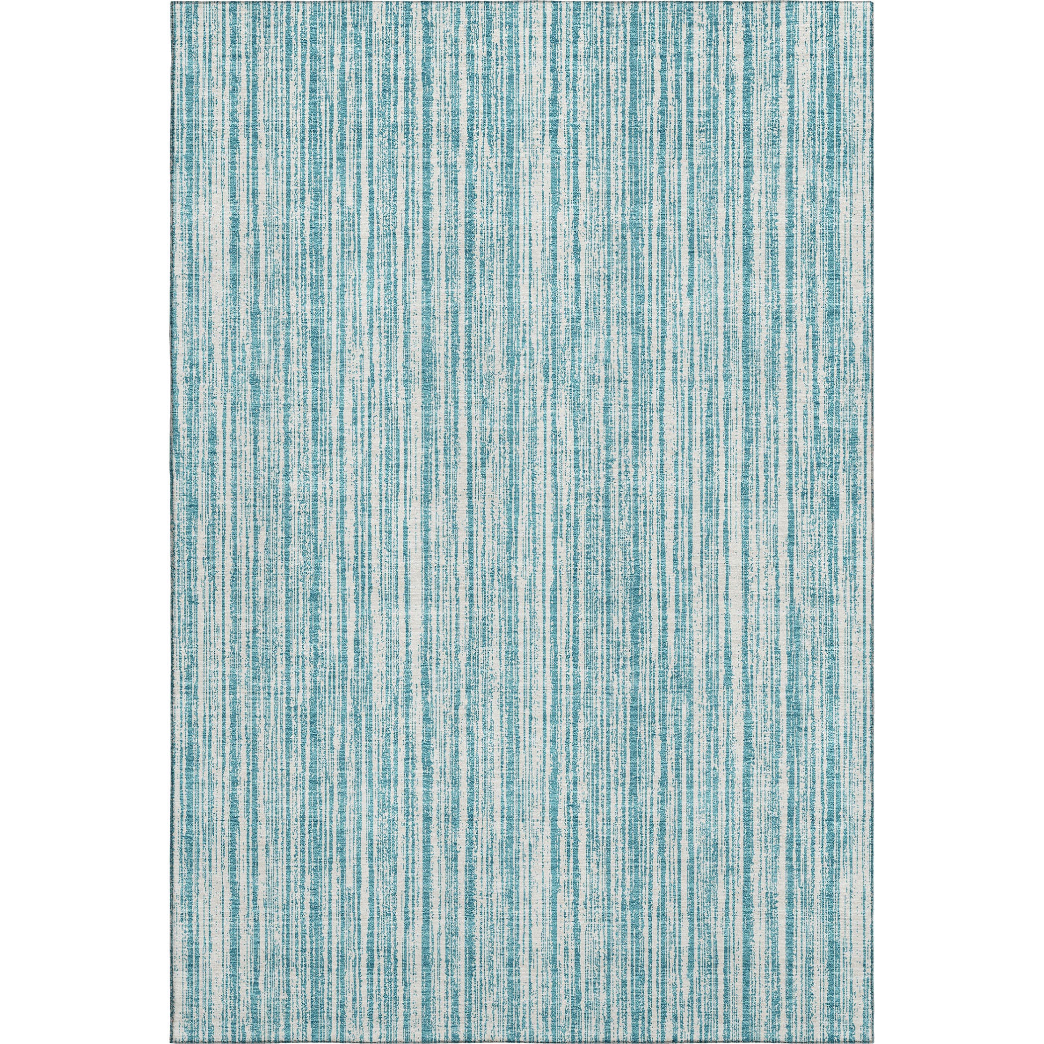 Athens Machine Washable Transitional Teal Rug 2'6" x 3'10" #shape_Rectangle