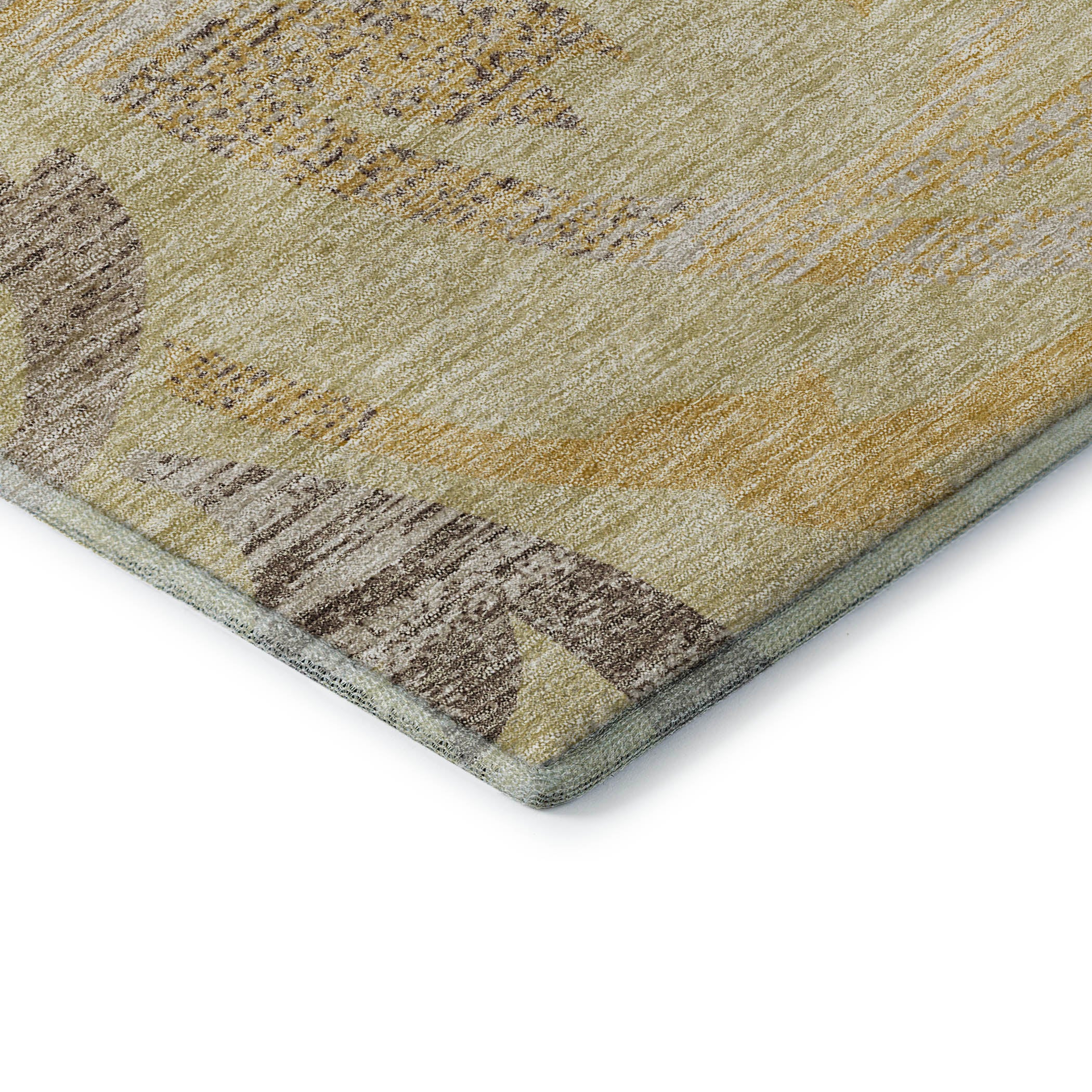 Salzburg Machine Washable Transitional Gold Rug 1'8" x 2'6" #shape_Rectangle