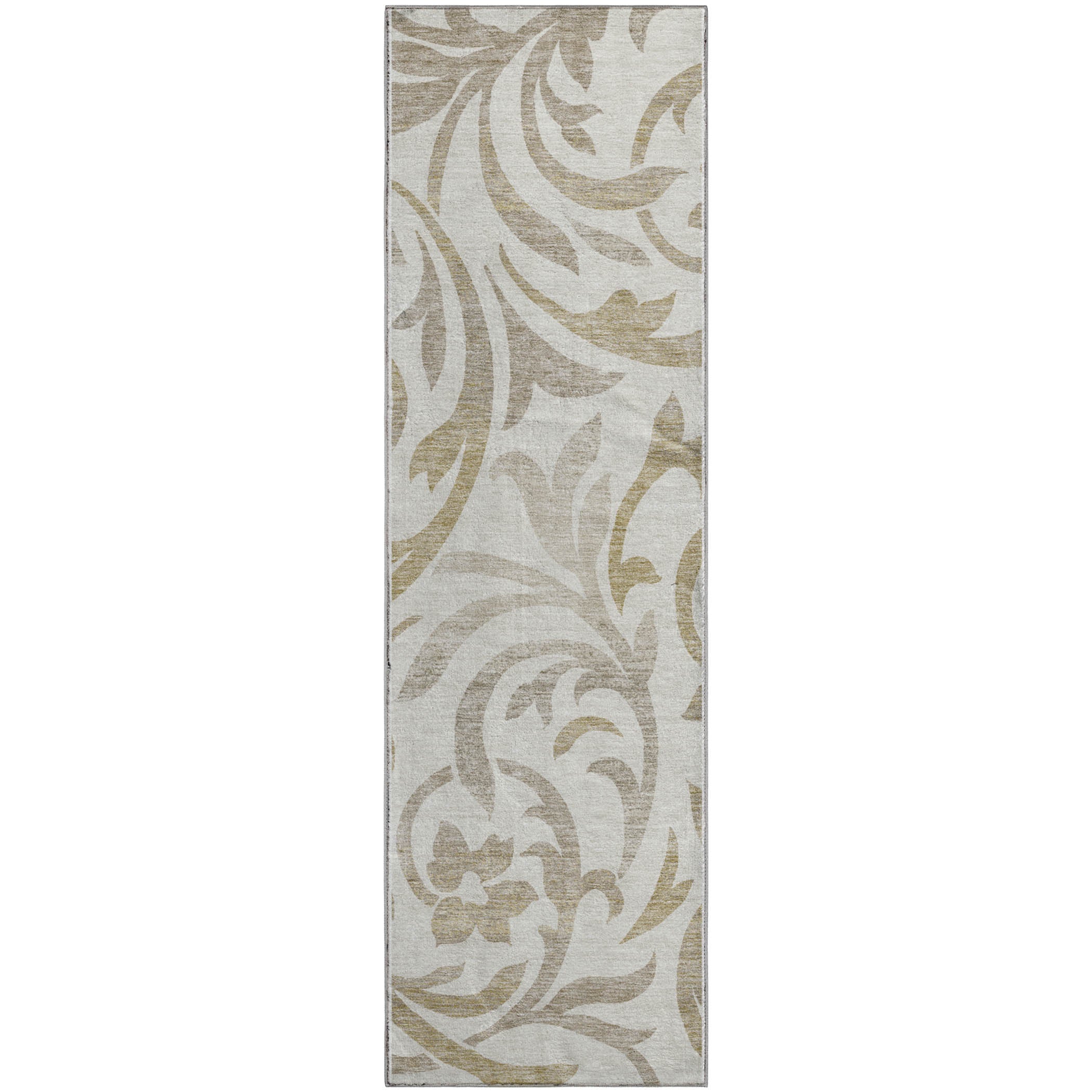 Salzburg Machine Washable Transitional Ivory Rug 2'3" x 7'6" #shape_Runner