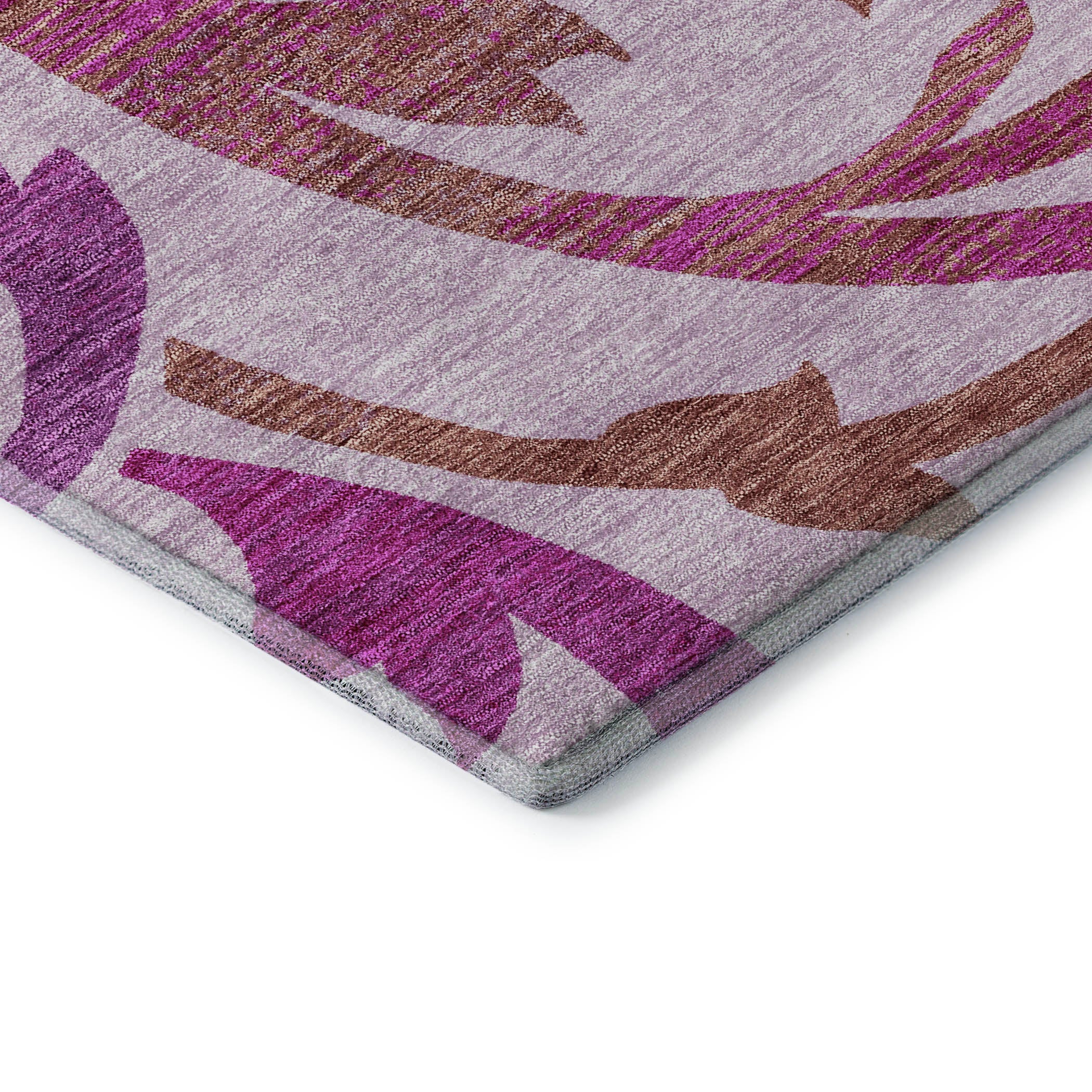 Salzburg Machine Washable Transitional Lavender Purple Rug 1'8" x 2'6" #shape_Rectangle