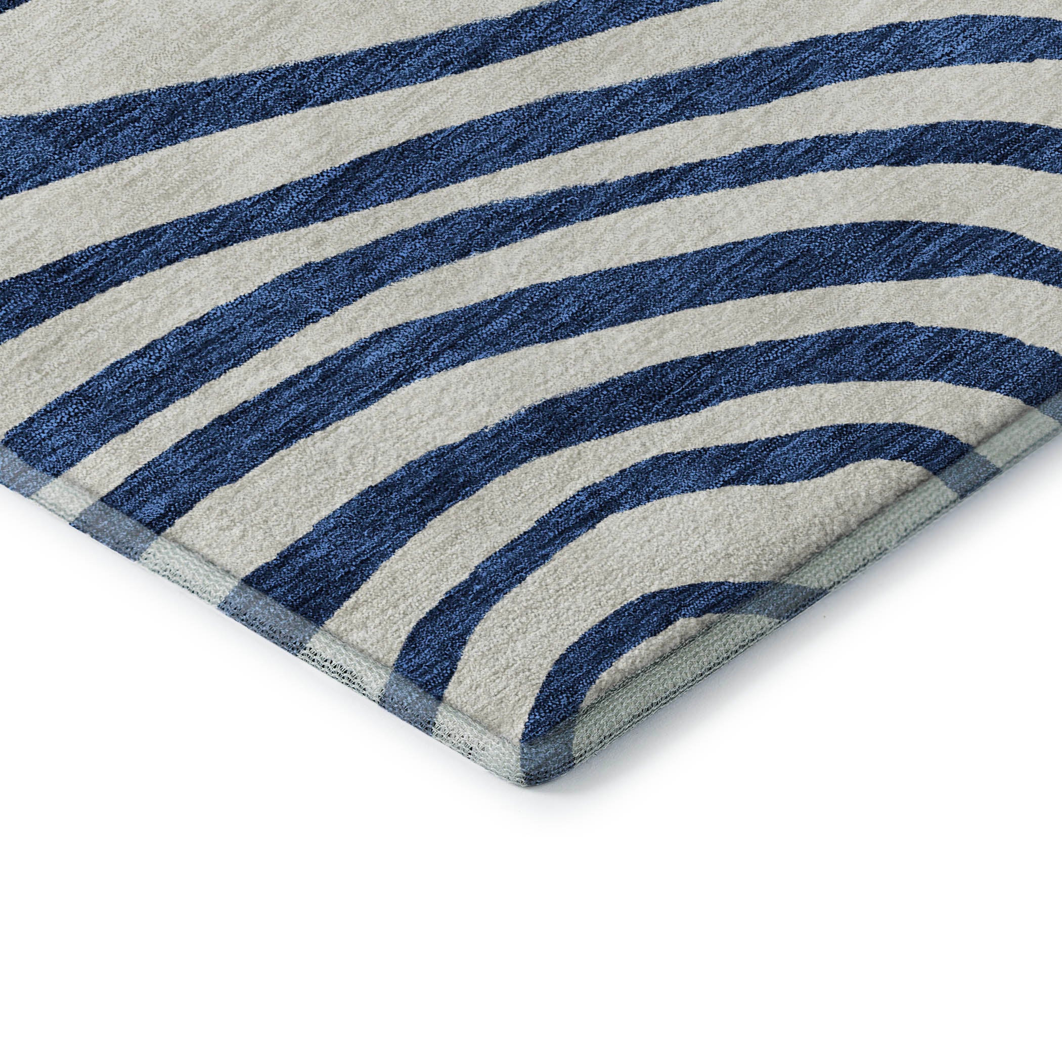 Chiang Mai Machine Washable Transitional Blue Rug 1'8" x 2'6" #shape_Rectangle