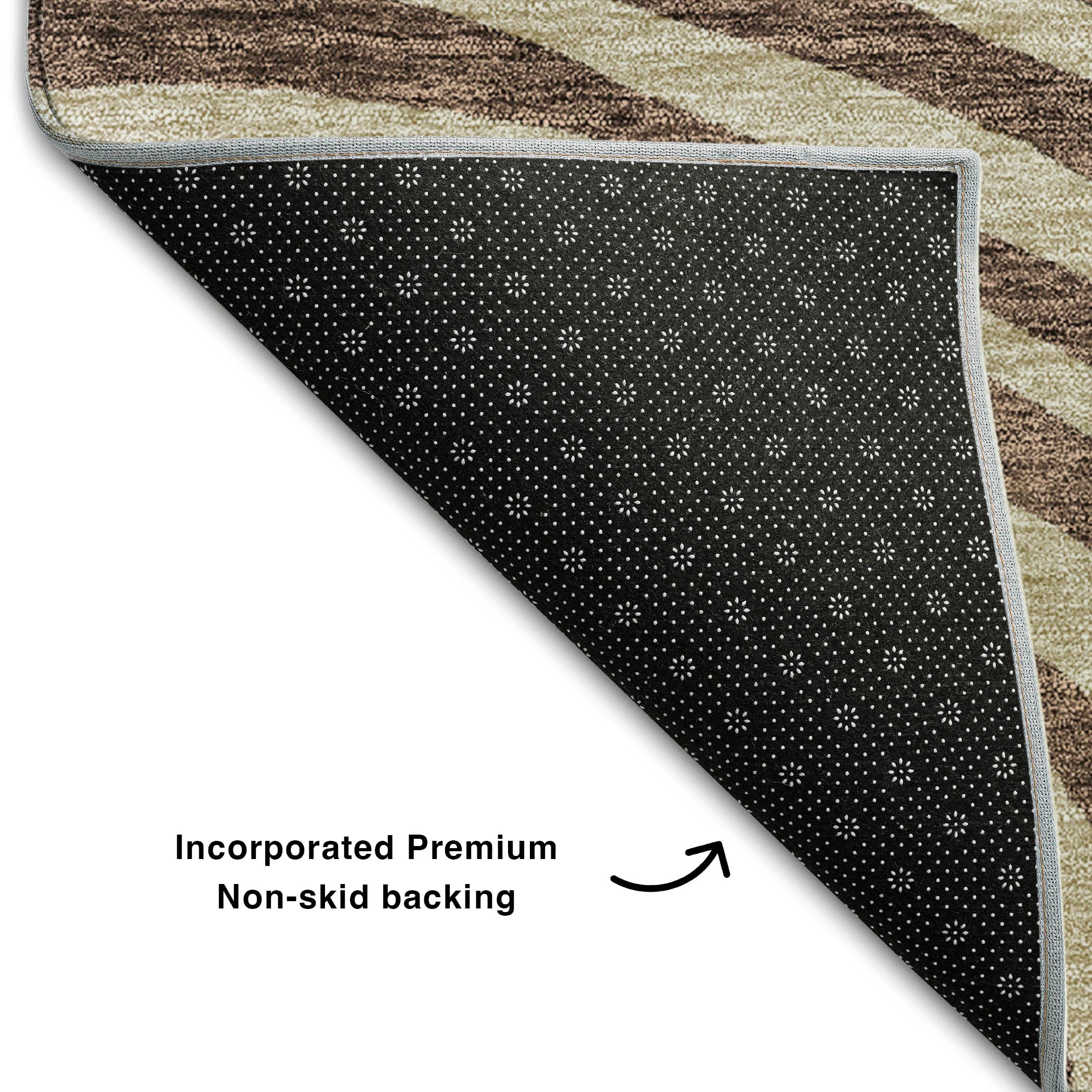 Chiang Mai Machine Washable Transitional Fudge Brown Rug 1'8" x 2'6" #shape_Rectangle
