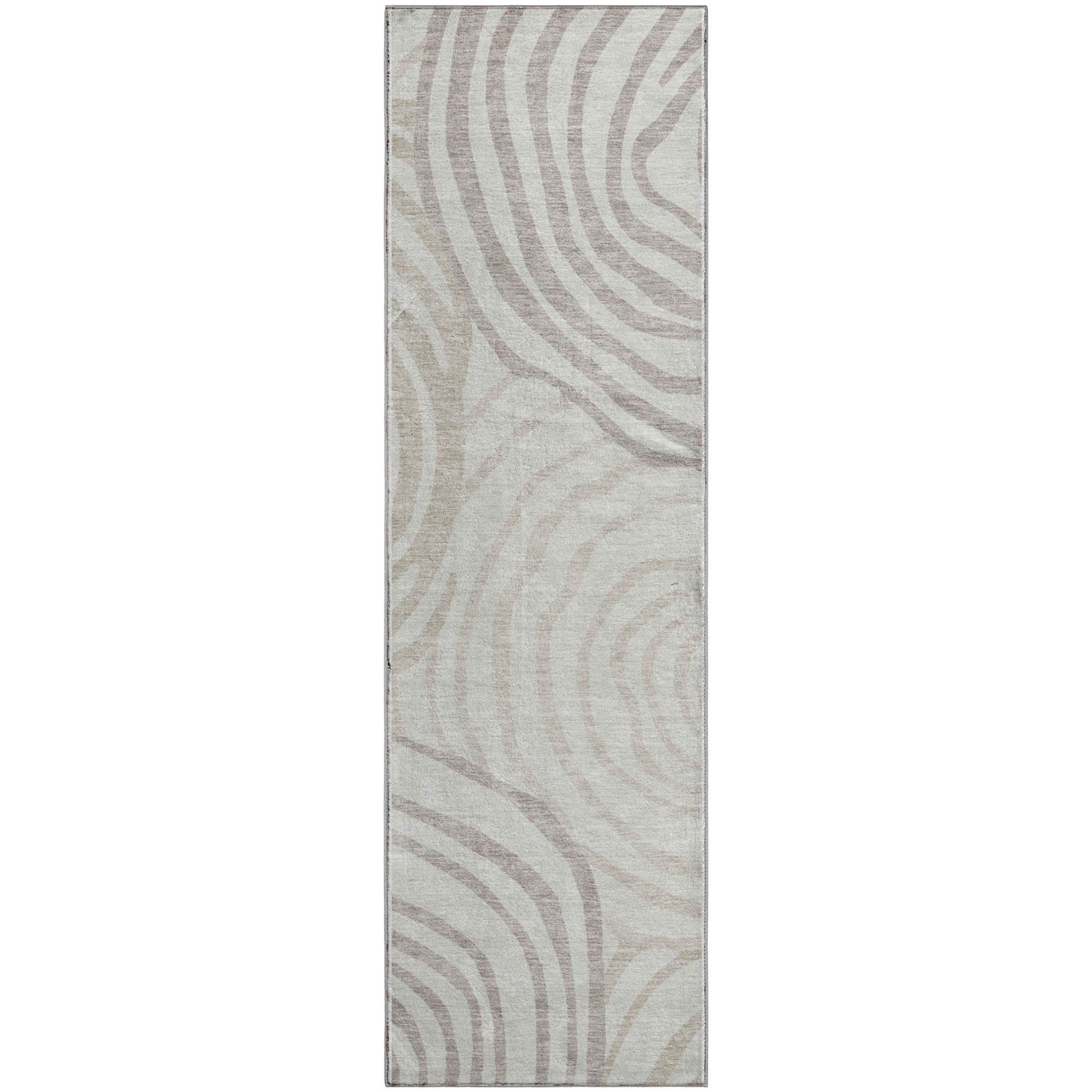 Chiang Mai Machine Washable Transitional Ivory Rug 2'3" x 7'6" #shape_Runner