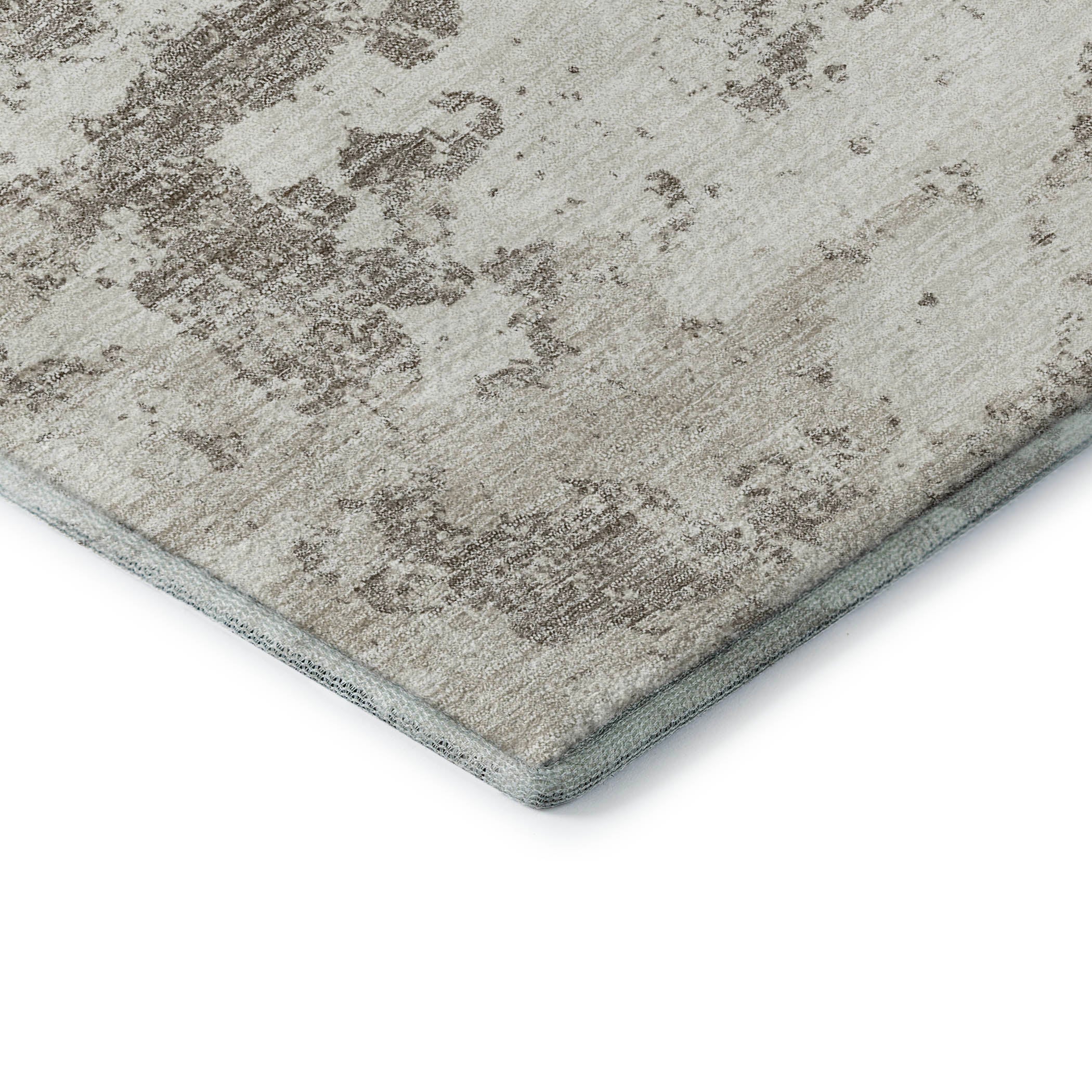 Bangkok Machine Washable Transitional Ivory Rug 1'8" x 2'6" #shape_Rectangle