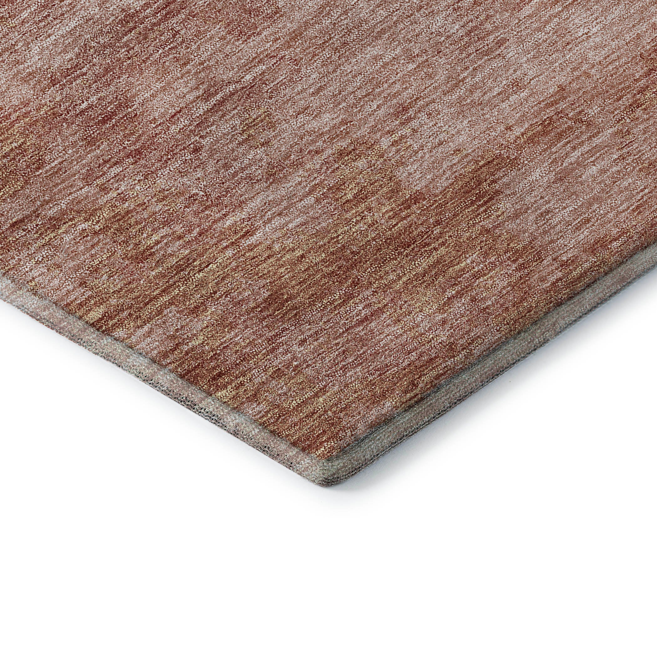 Bangkok Machine Washable Transitional Salmon Orange Rug 1'8" x 2'6" #shape_Rectangle