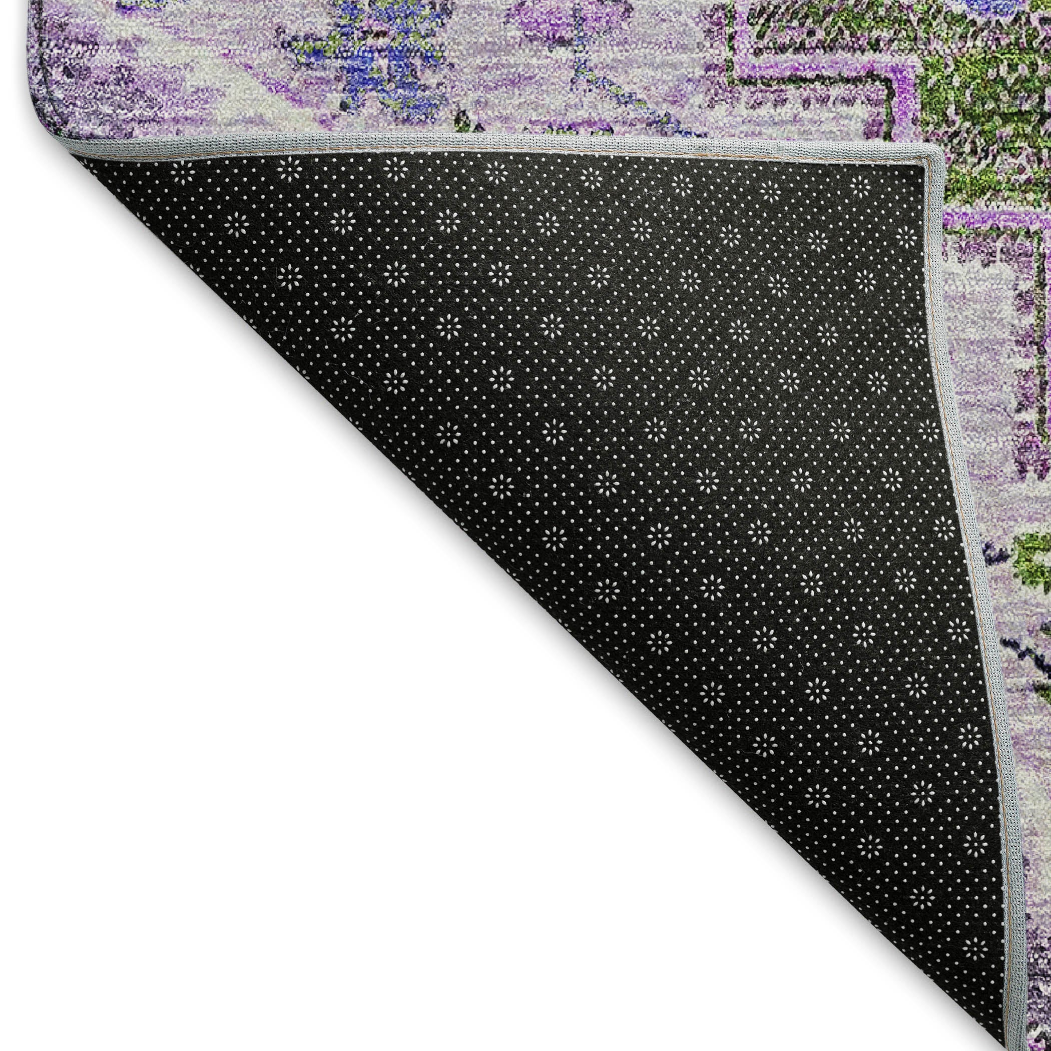 Zanzibar Machine Washable Traditional Olive Green Rug 1'8" x 2'6" #shape_Rectangle