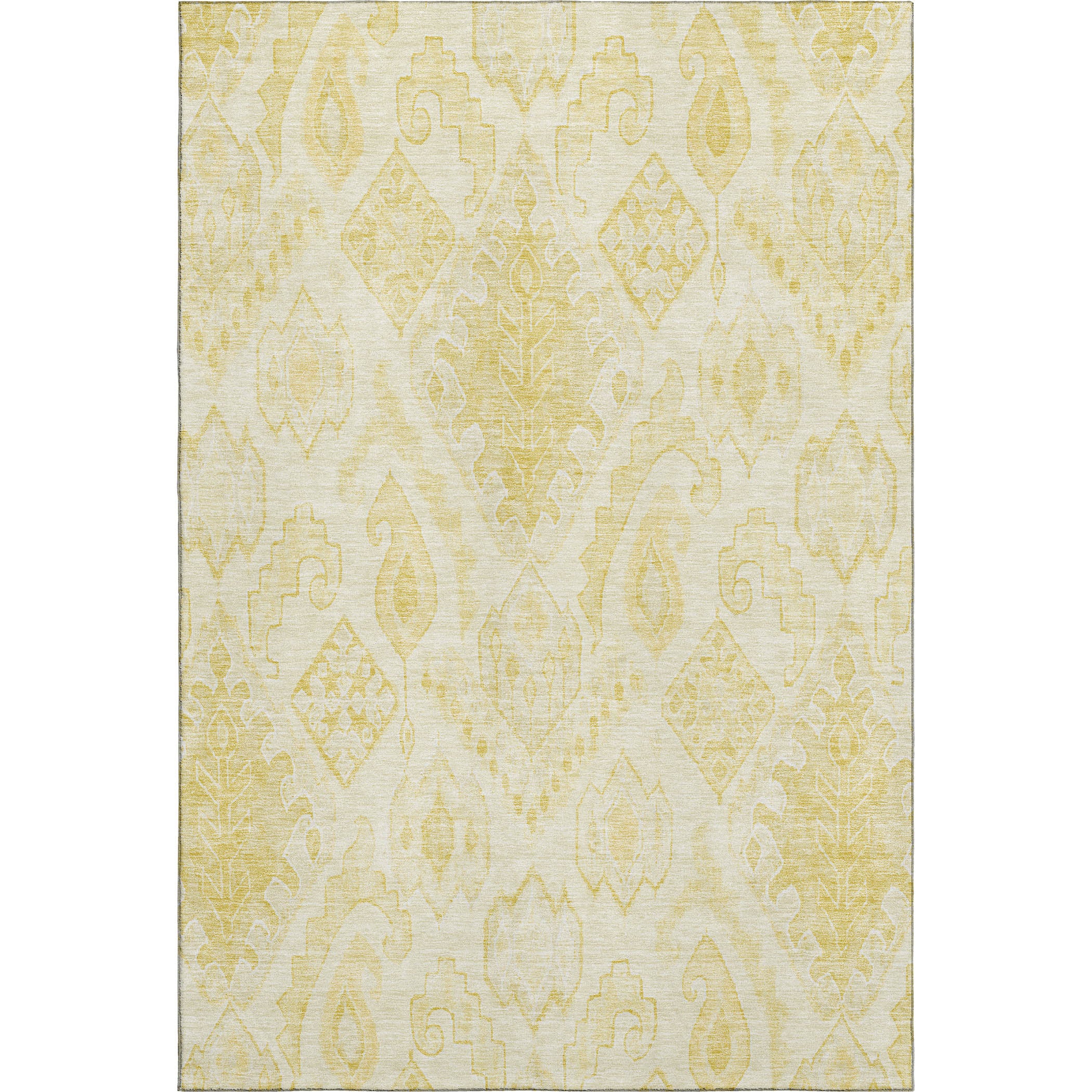 Bangkok Machine Washable Transitional Gold Rug 2'6" x 3'10" #shape_Rectangle