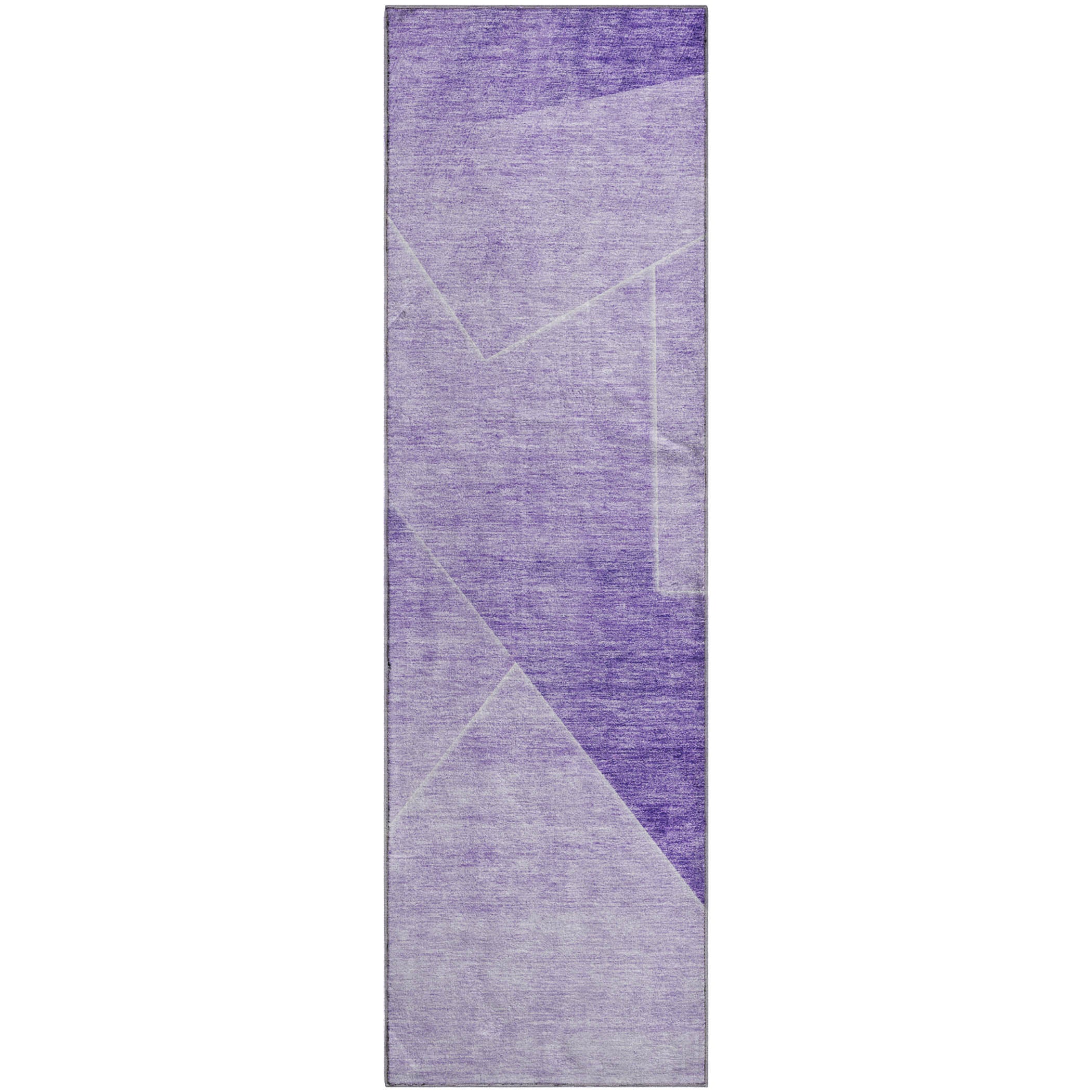 Bogota Machine Washable Transitional Purple Rug 2'3" x 7'6" #shape_Runner