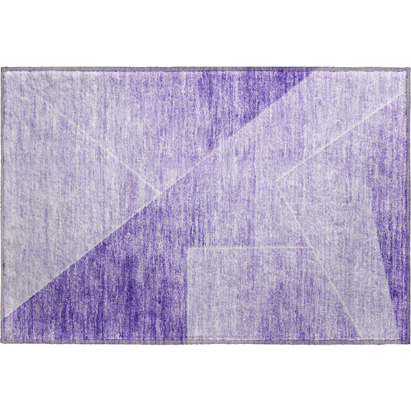 Bogota Machine Washable Transitional Purple Rug 1'8" x 2'6"