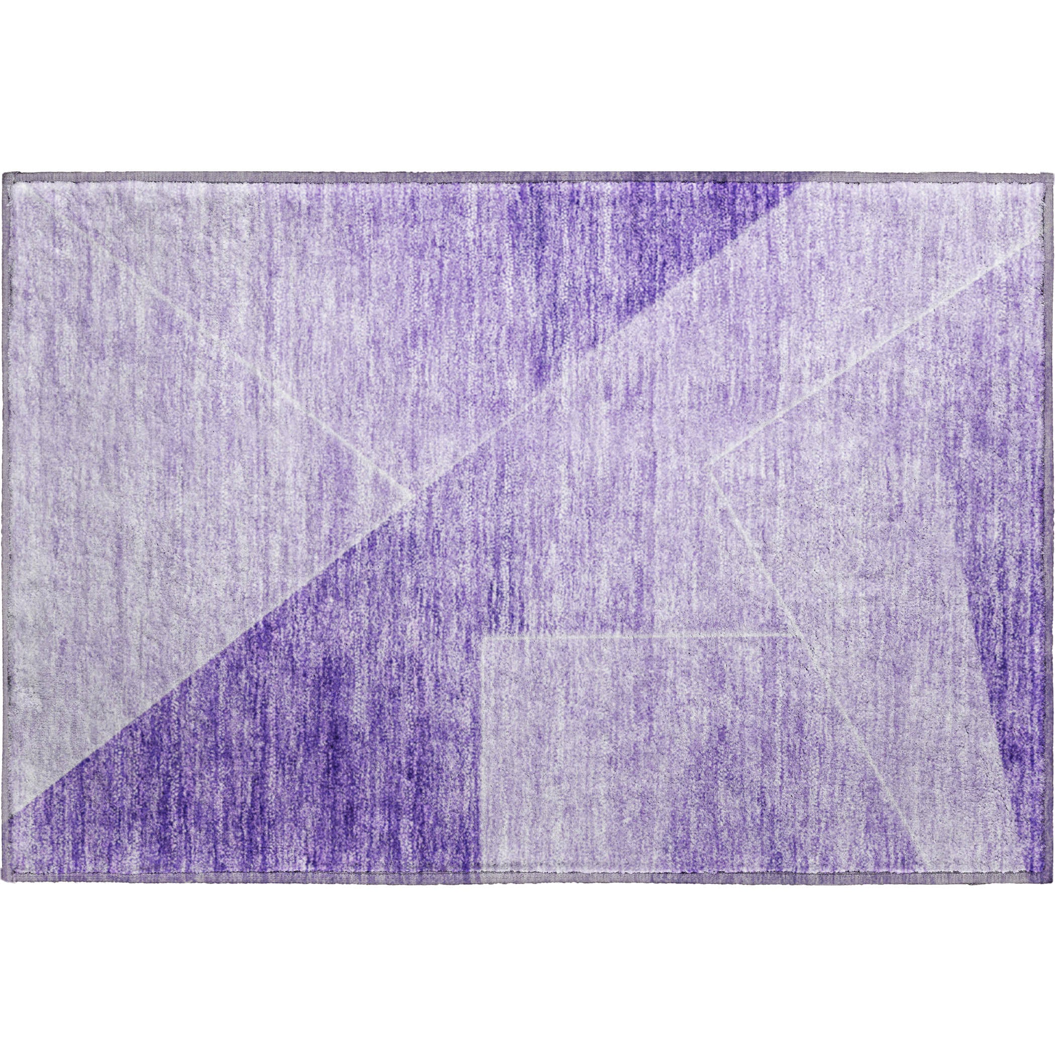 Bogota Machine Washable Transitional Purple Rug 1'8" x 2'6" #shape_Rectangle