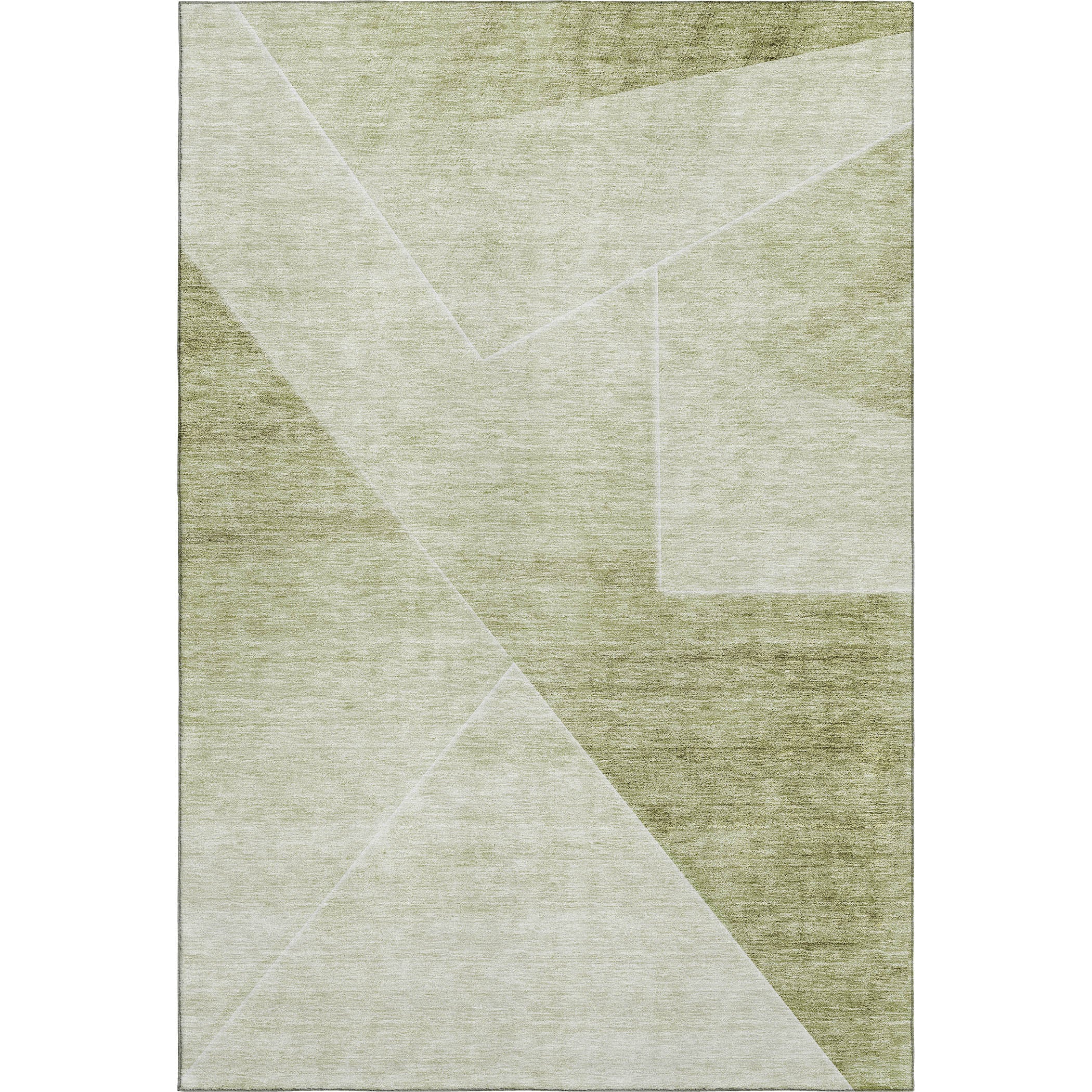 Bogota Machine Washable Transitional Sage Green Rug 2'6" x 3'10" #shape_Rectangle