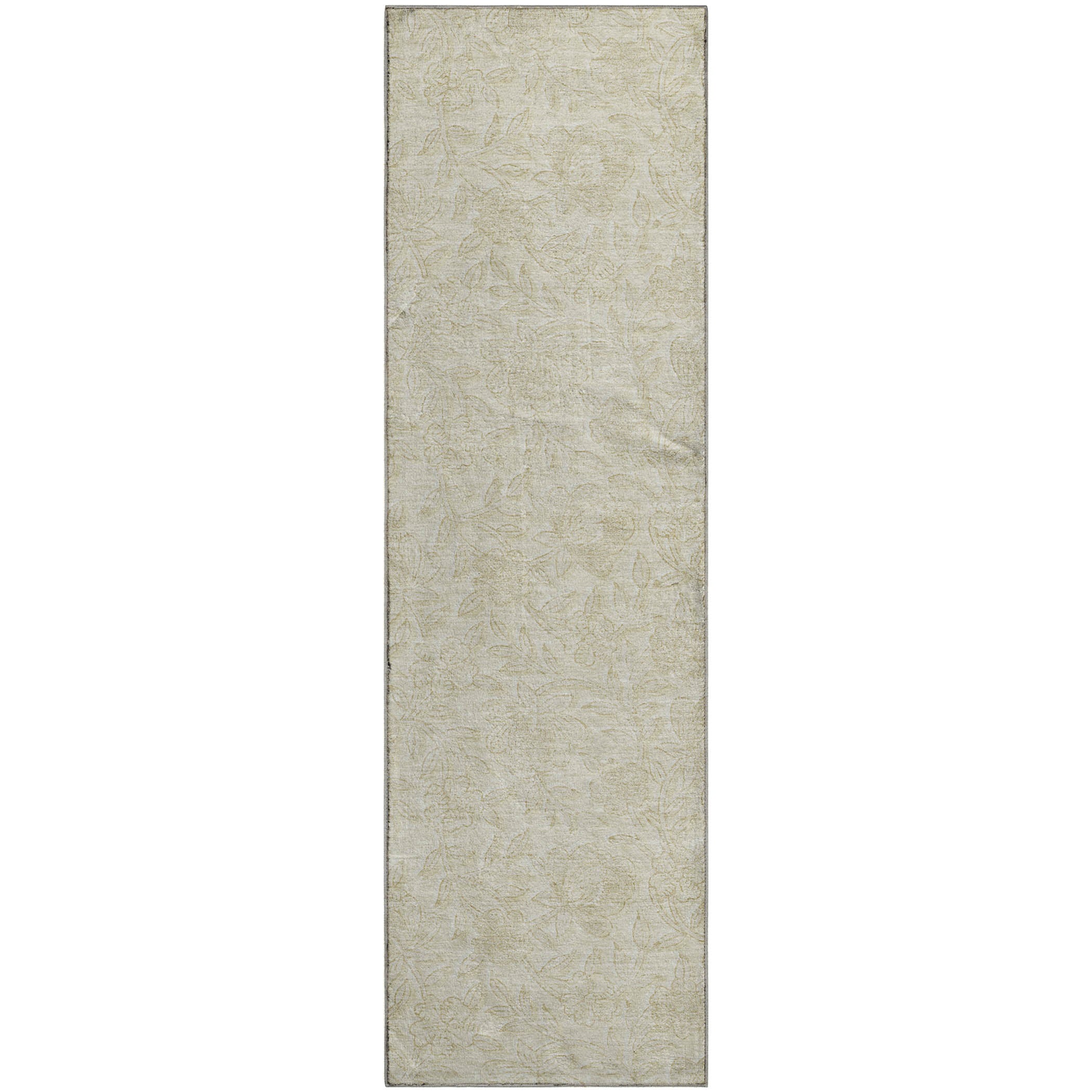 Cusco Machine Washable Transitional Ivory Rug 2'3" x 7'6" #shape_Runner