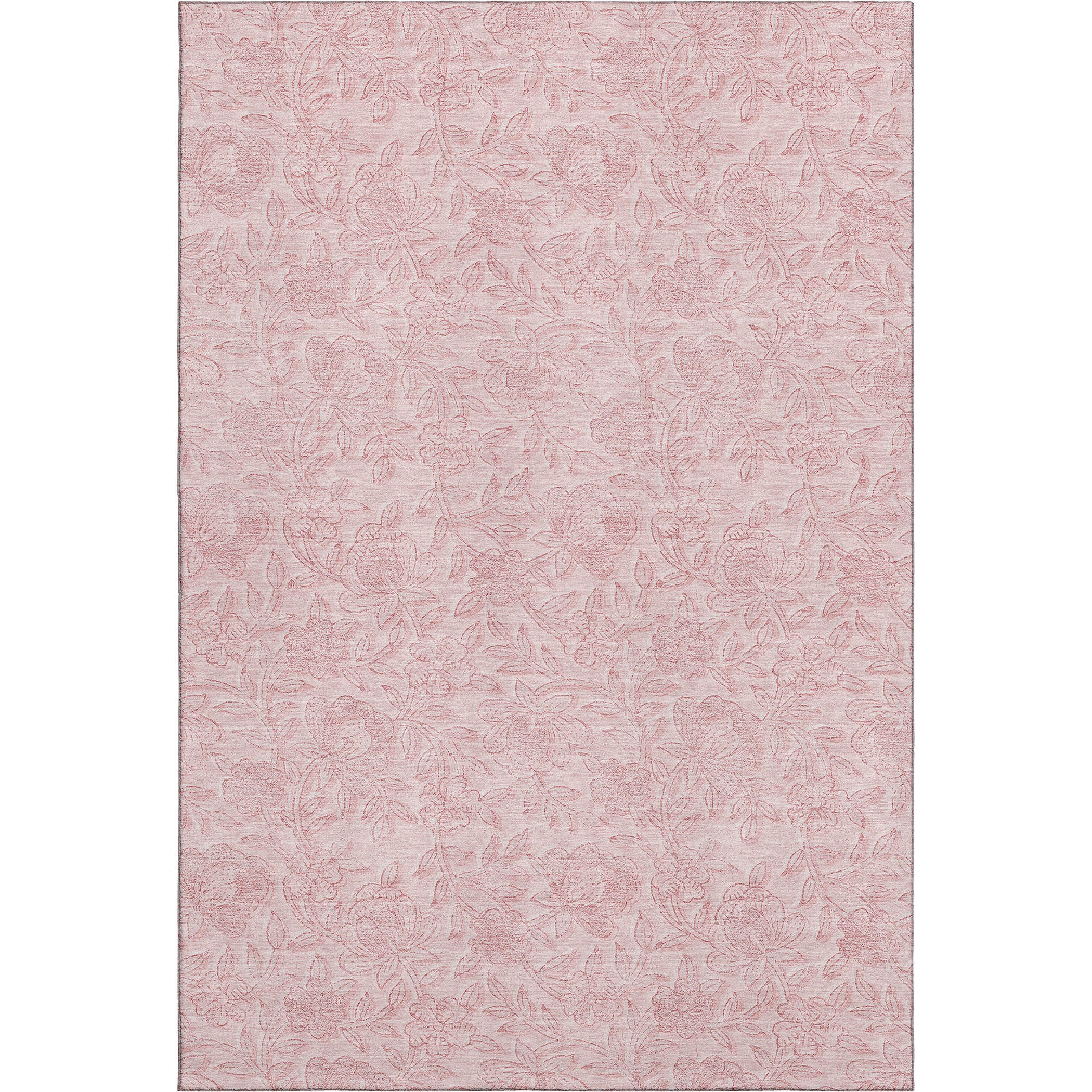 Cusco Machine Washable Transitional Pink Rug 2'6" x 3'10" #shape_Rectangle