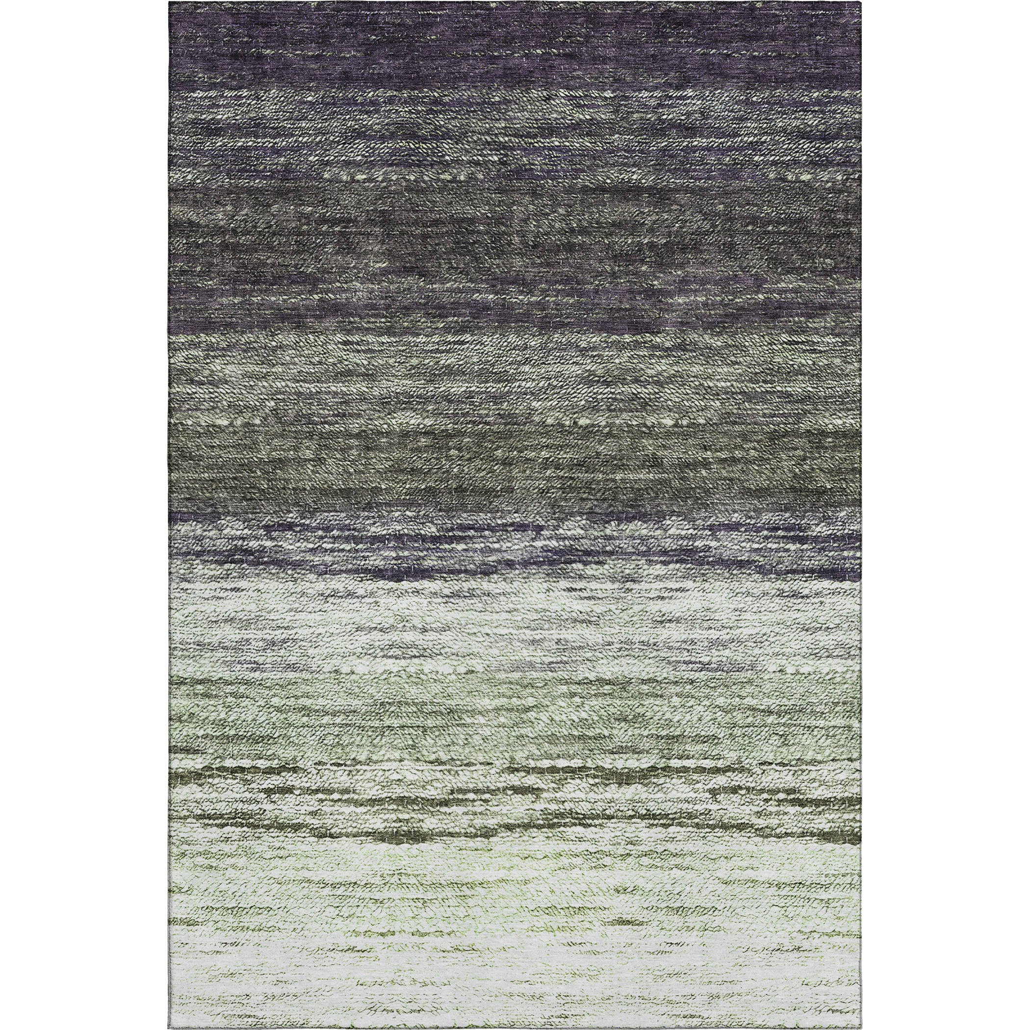 Colombo Machine Washable Transitional Green Rug 2'6" x 3'10" #shape_Rectangle