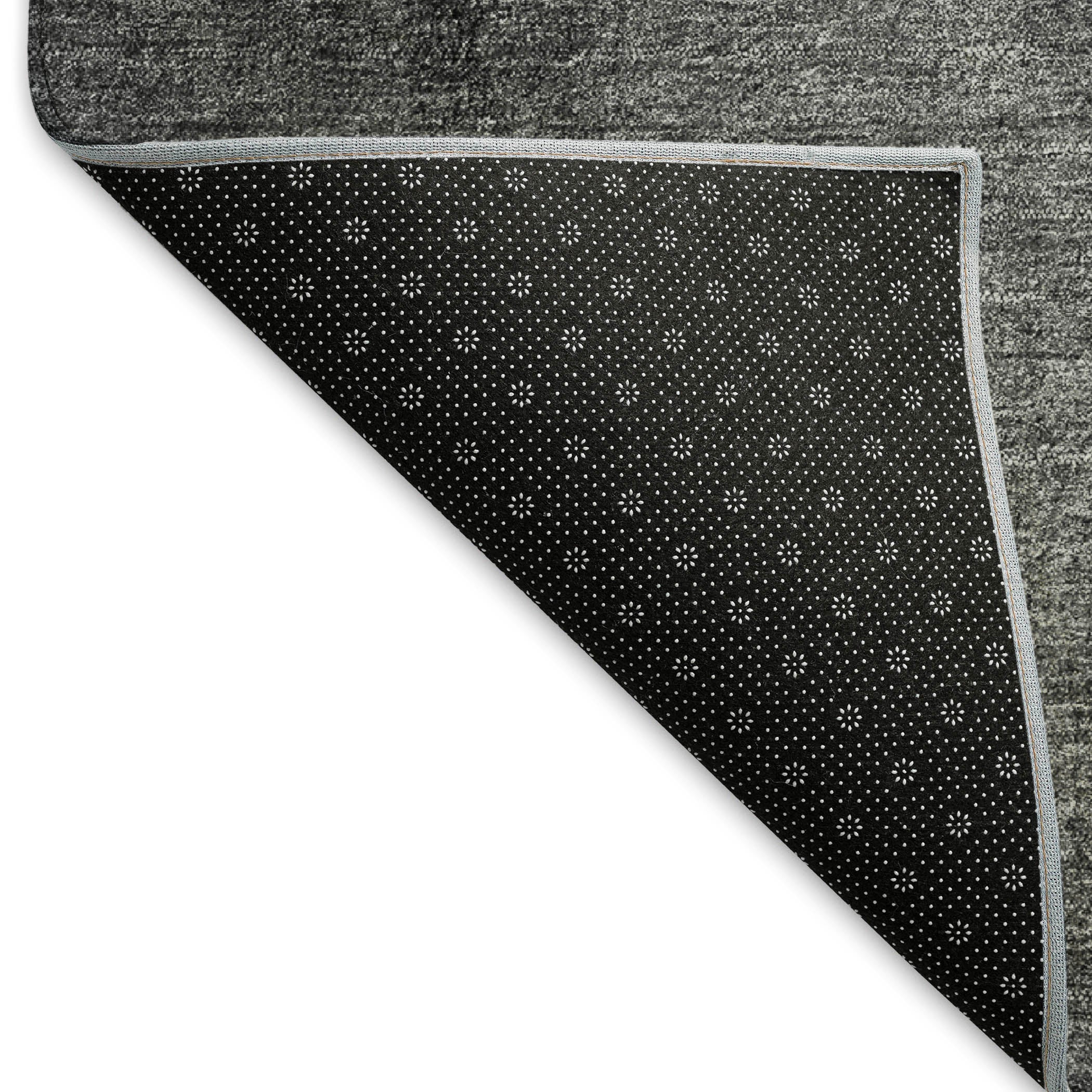 Mdina Machine Washable Transitional Gray Rug 1'8" x 2'6" #shape_Rectangle