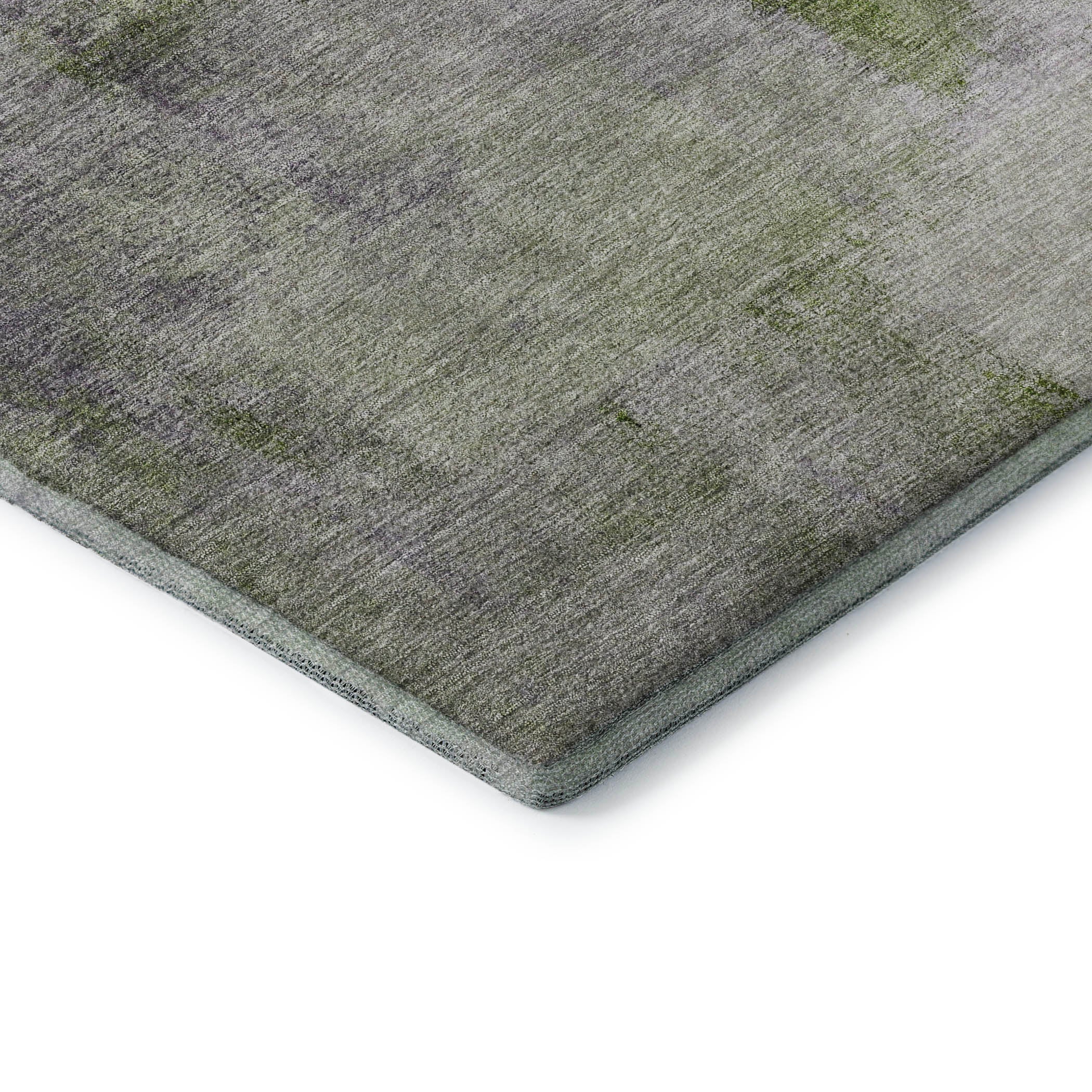 Mdina Machine Washable Transitional Purple Rug 1'8" x 2'6" #shape_Rectangle