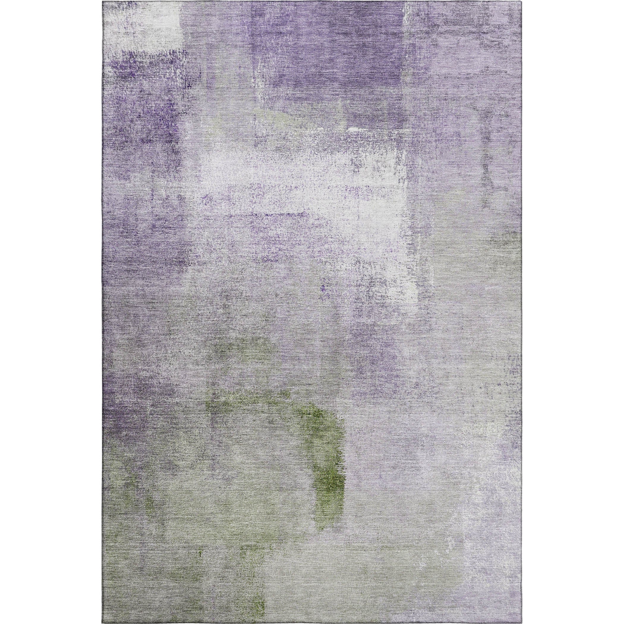 Mdina Machine Washable Transitional Purple Rug 2'6" x 3'10" #shape_Rectangle