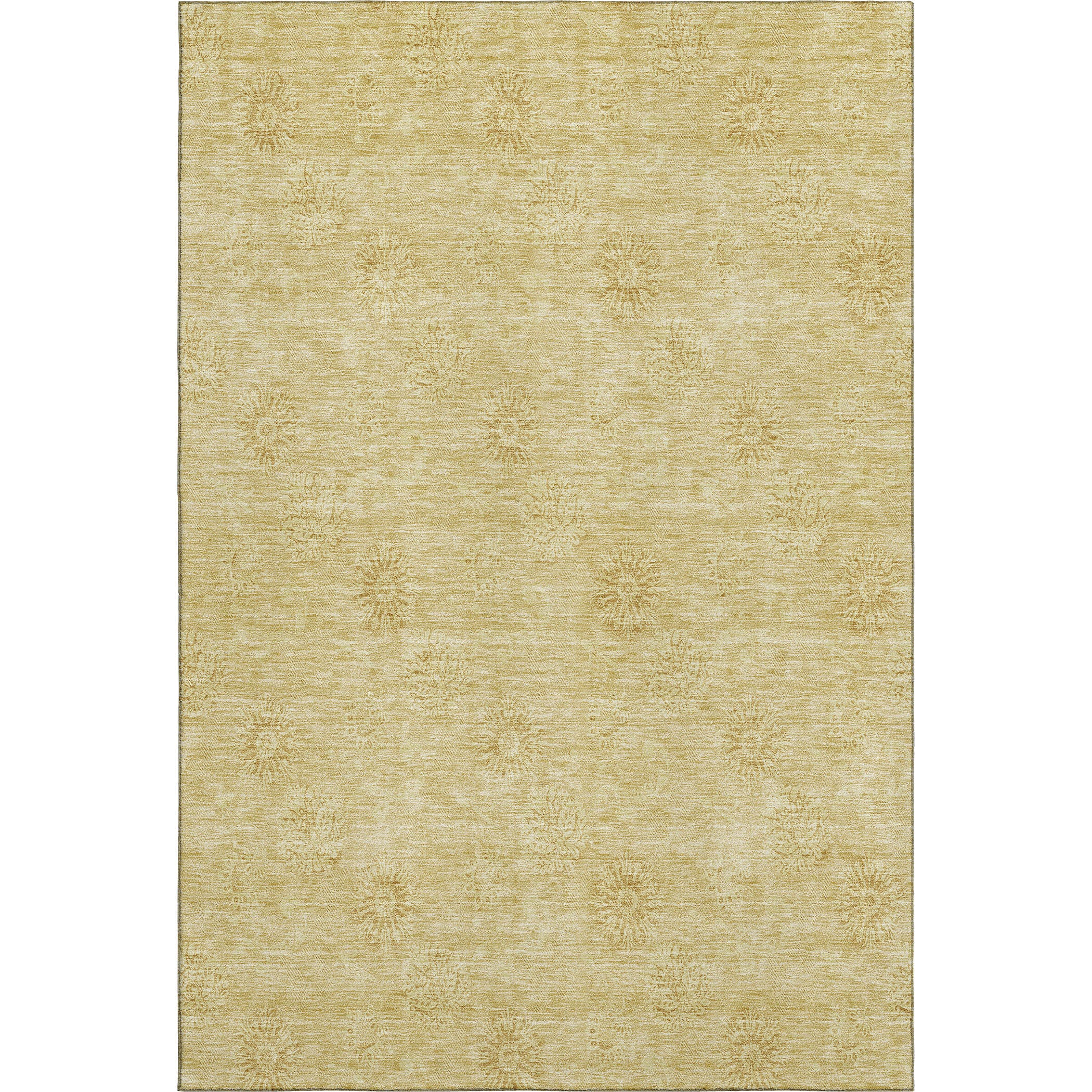Kyoto Machine Washable Transitional Gold Rug 2'6" x 3'10" #shape_Rectangle