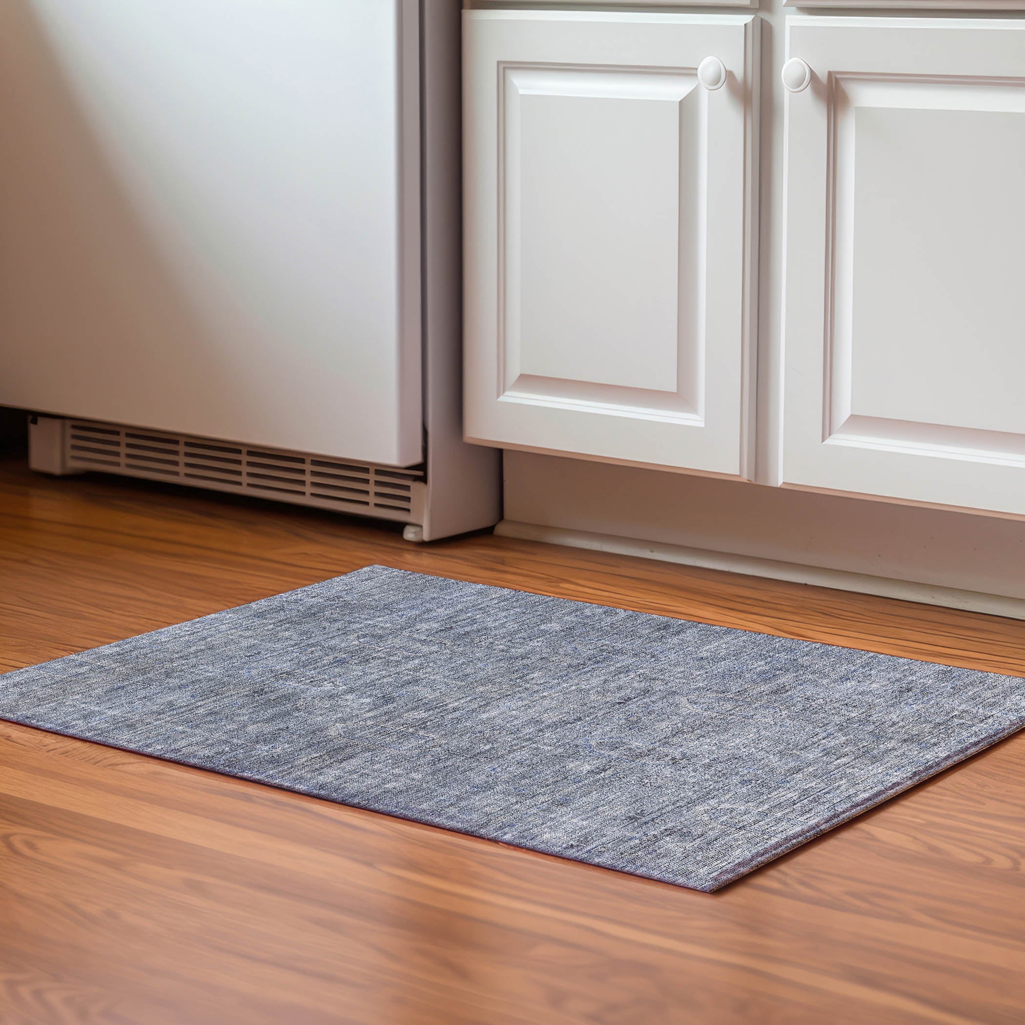 Lima Machine Washable Transitional Blue Rug 1'8" x 2'6" #shape_Rectangle
