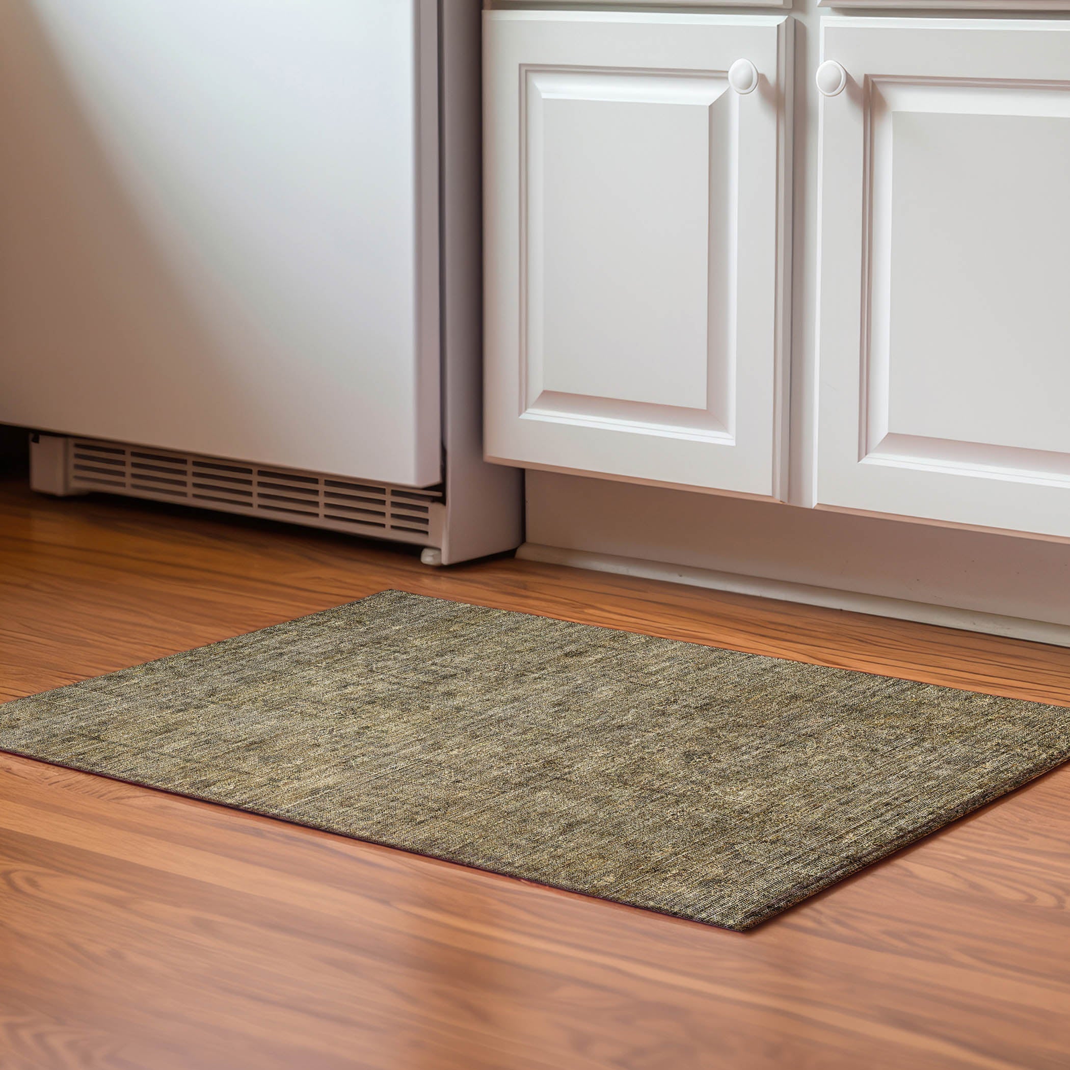 Lima Machine Washable Transitional Brown Rug 1'8" x 2'6" #shape_Rectangle