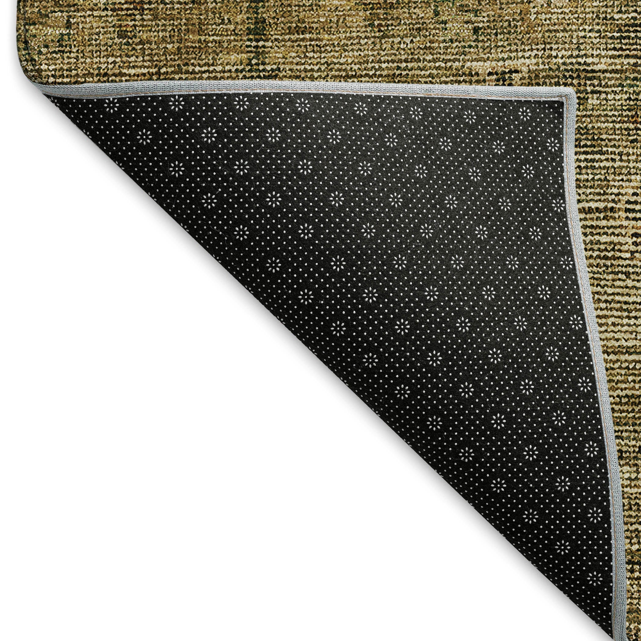 Lima Machine Washable Transitional Brown Rug 1'8" x 2'6" #shape_Rectangle