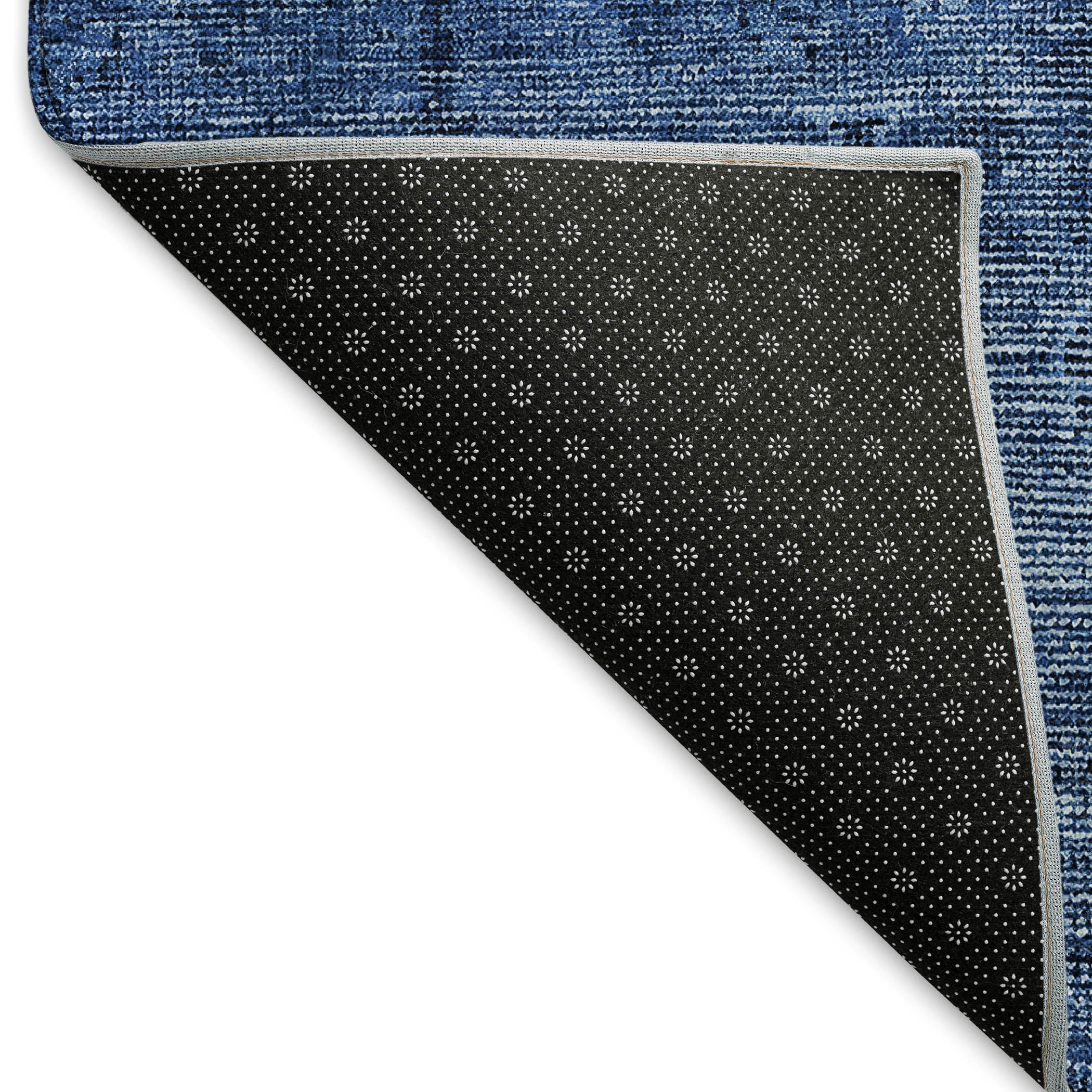 Lima Machine Washable Transitional Navy Blue Rug 1'8" x 2'6" #shape_Rectangle