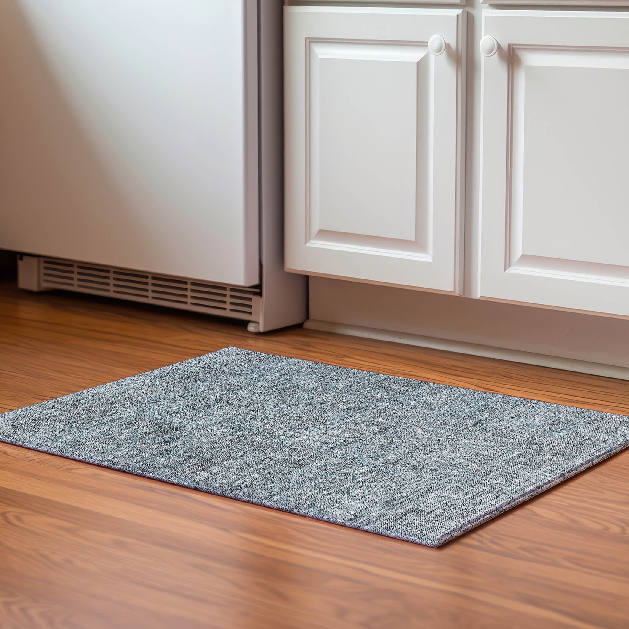 Lima Machine Washable Transitional Teal Rug 1'8" x 2'6" #shape_Rectangle