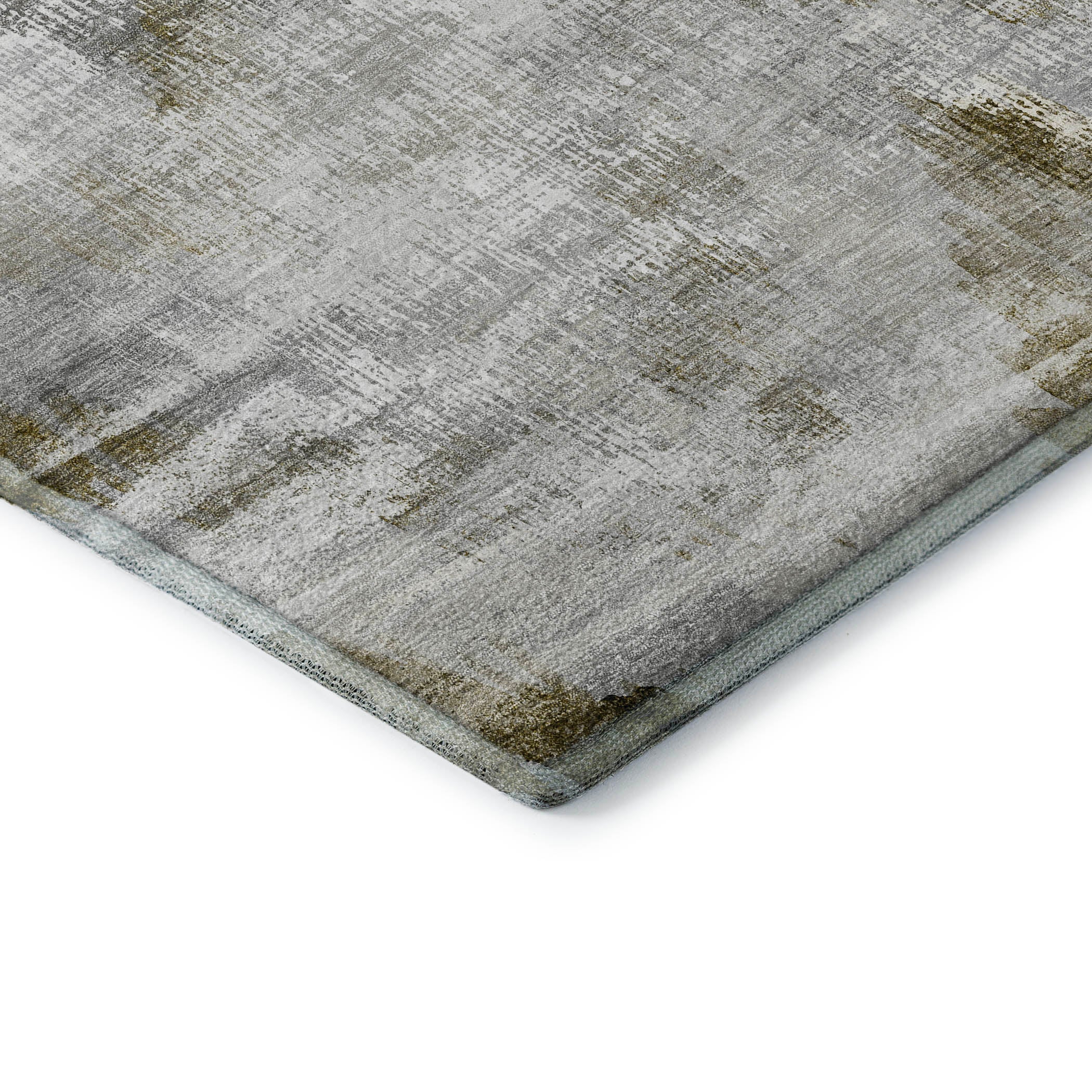 Tbilisi Machine Washable Transitional Taupe Brown Rug 1'8" x 2'6" #shape_Rectangle