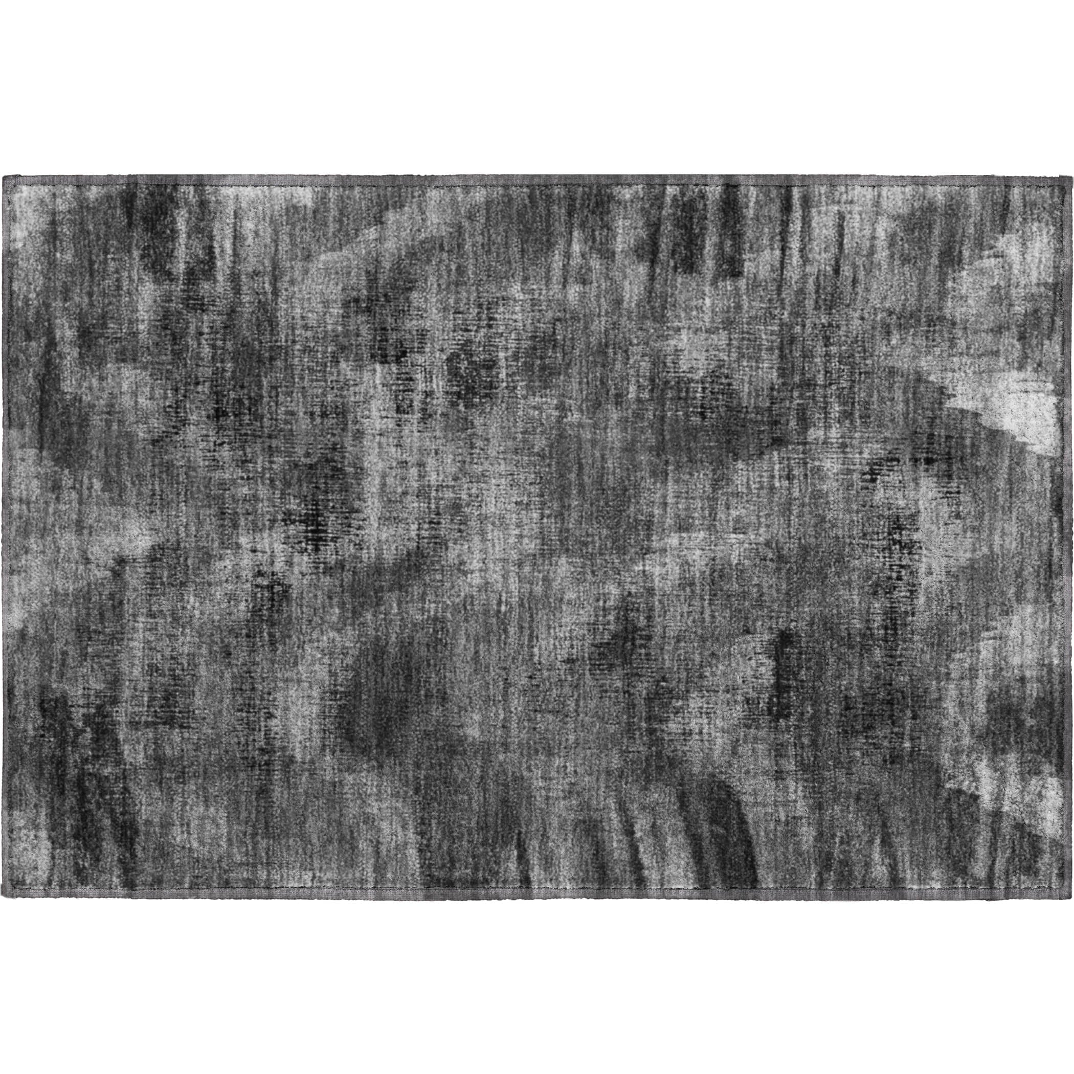 Istanbul Machine Washable Transitional Gray Rug 1'8" x 2'6" #shape_Rectangle