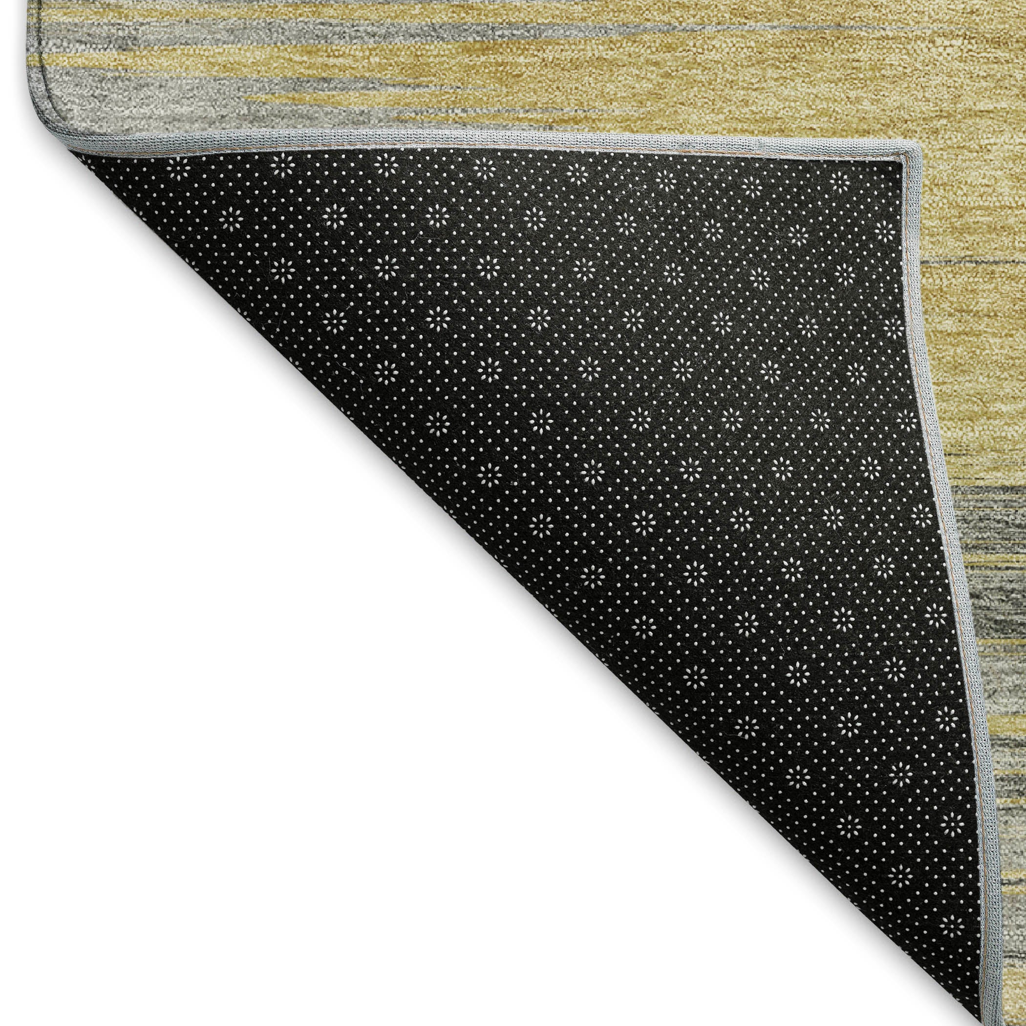 Bogota Machine Washable Transitional Gold Rug 1'8" x 2'6" #shape_Rectangle