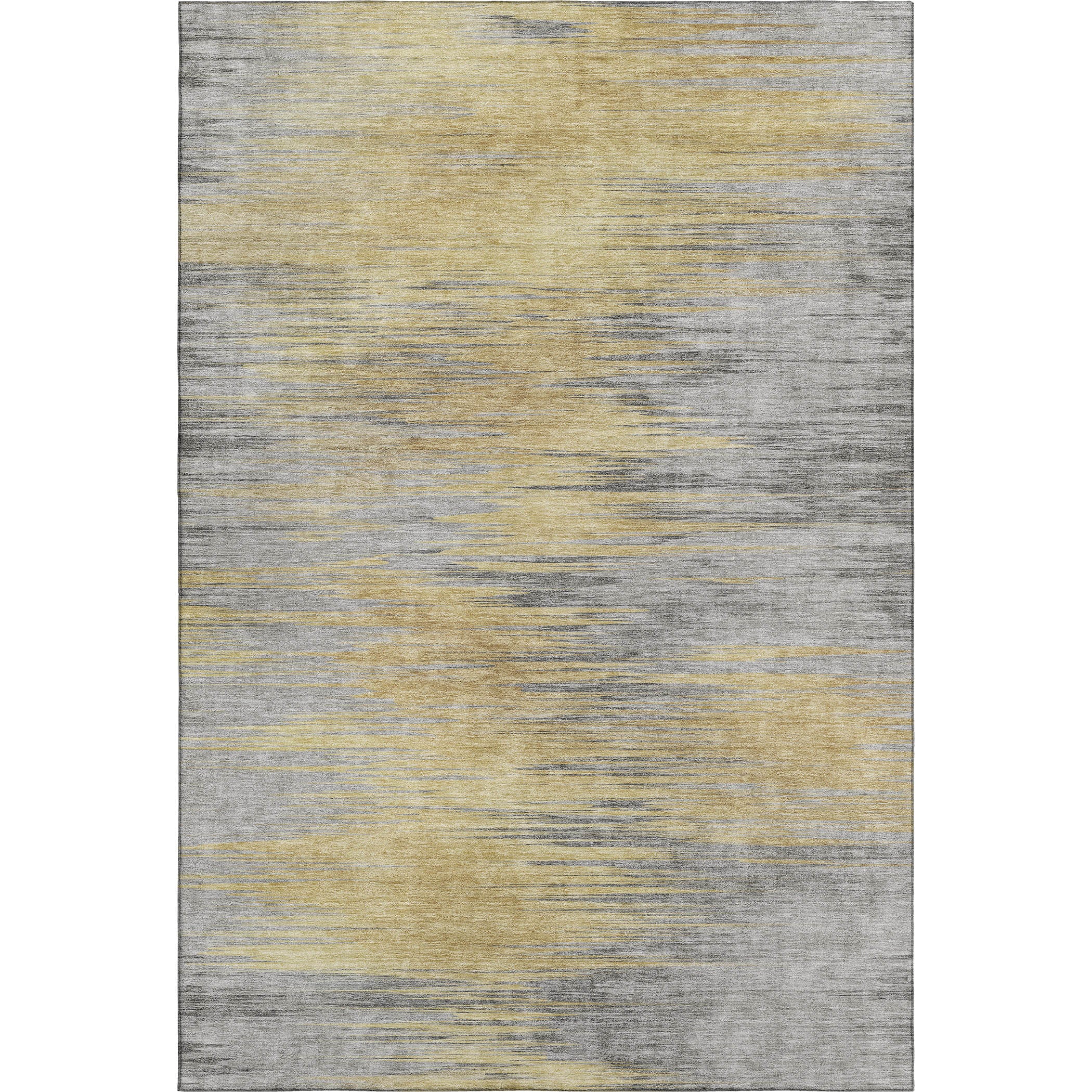 Bogota Machine Washable Transitional Gold Rug 2'6" x 3'10" #shape_Rectangle