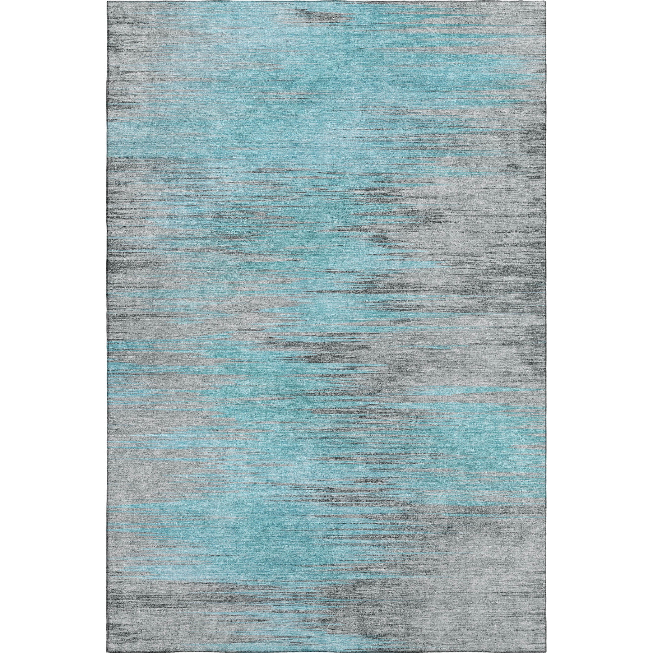 Bogota Machine Washable Transitional Teal Rug 2'6" x 3'10" #shape_Rectangle