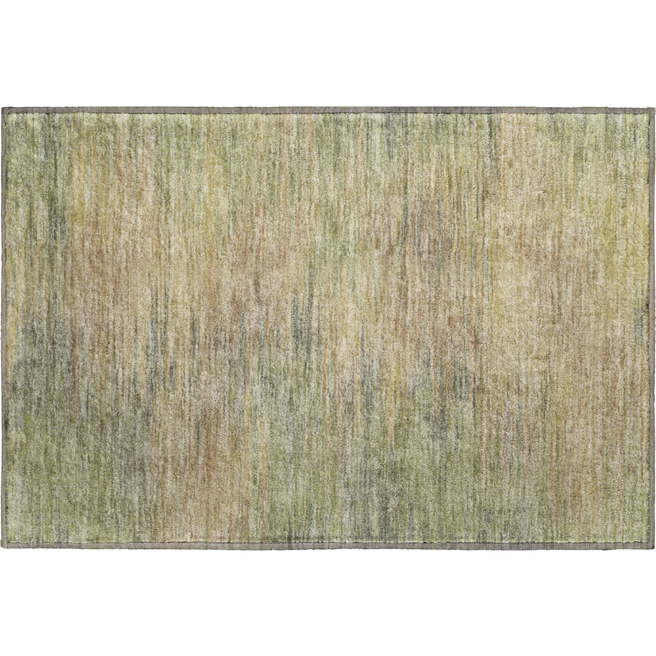 Tallinn Machine Washable Transitional Aloe Green Rug 1'8" x 2'6" #shape_Rectangle