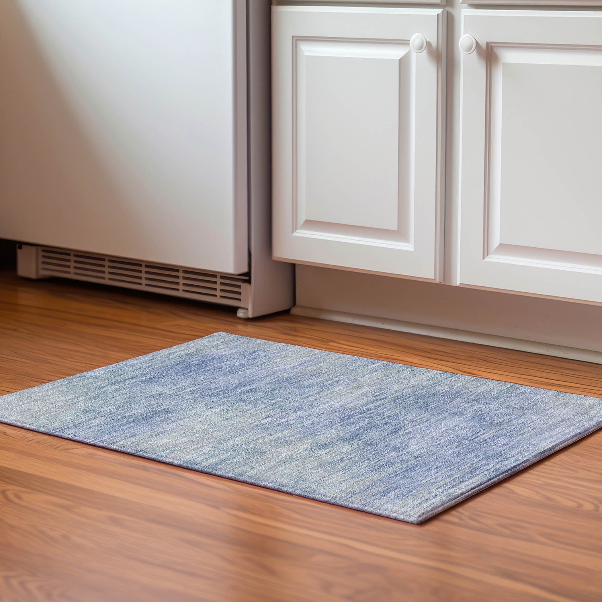 Tallinn Machine Washable Transitional Denim Blue Rug 1'8" x 2'6" #shape_Rectangle