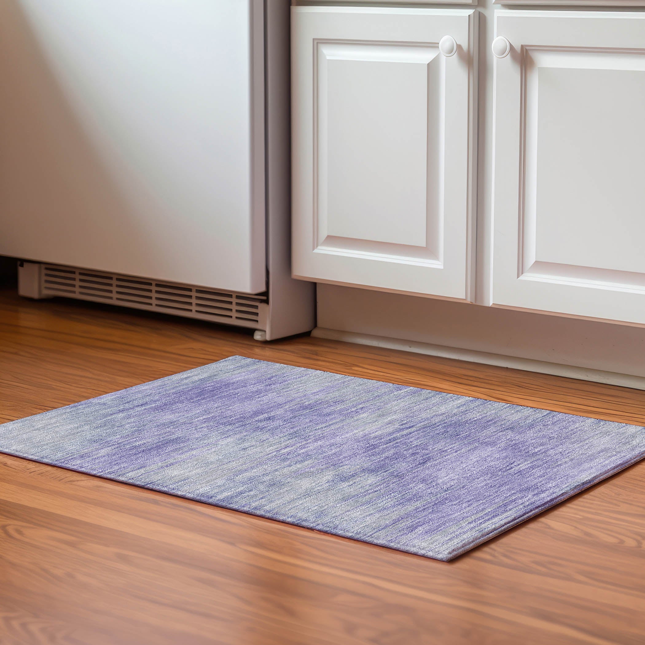 Tallinn Machine Washable Transitional Plum Purple Rug 1'8" x 2'6" #shape_Rectangle