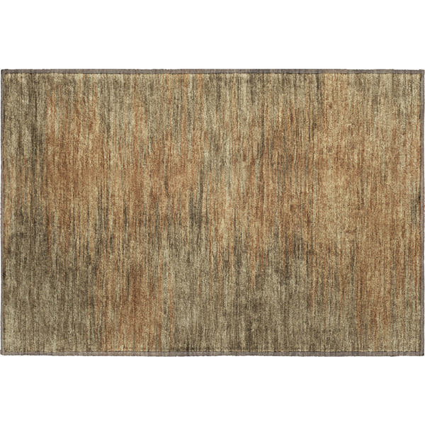 Tallinn Machine Washable Transitional Terracotta Orange Rug 1'8" x 2'6"