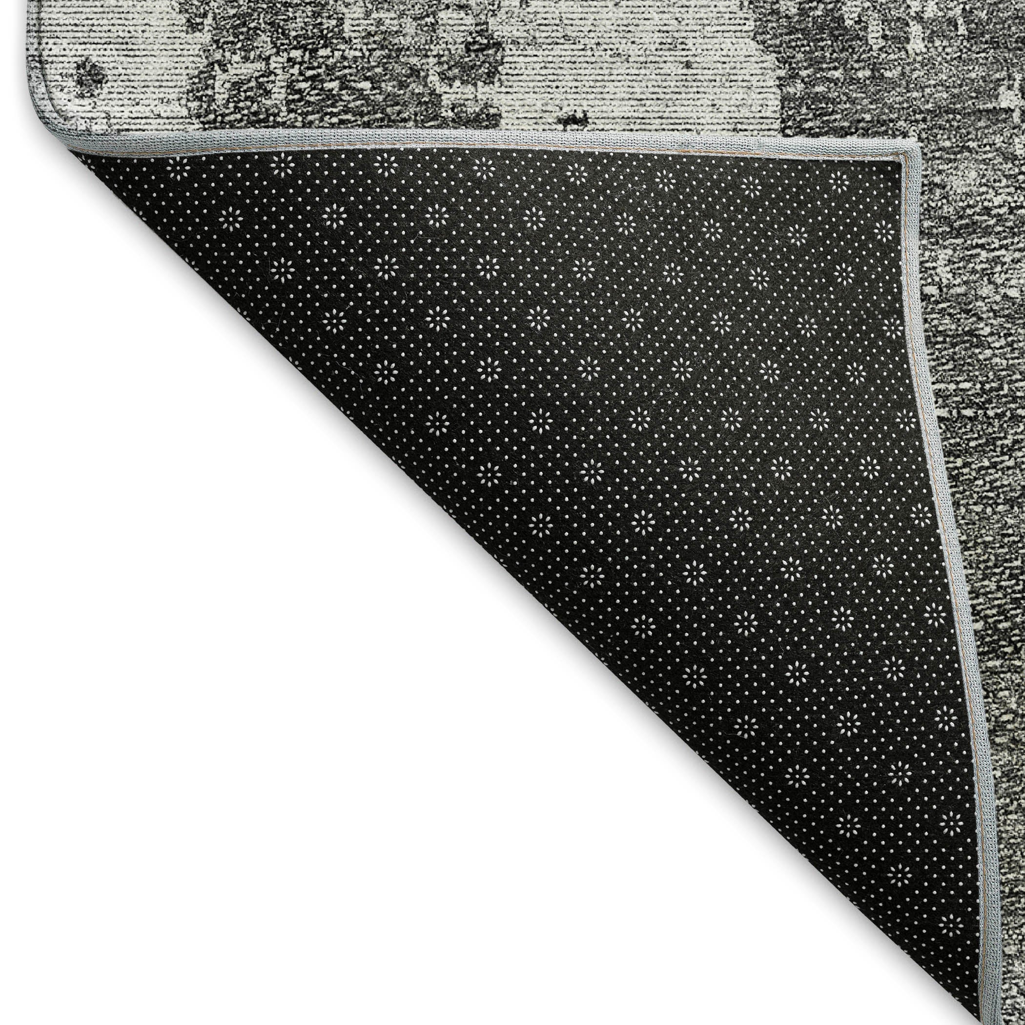 Siena Machine Washable Transitional Gray Rug 1'8" x 2'6" #shape_Rectangle