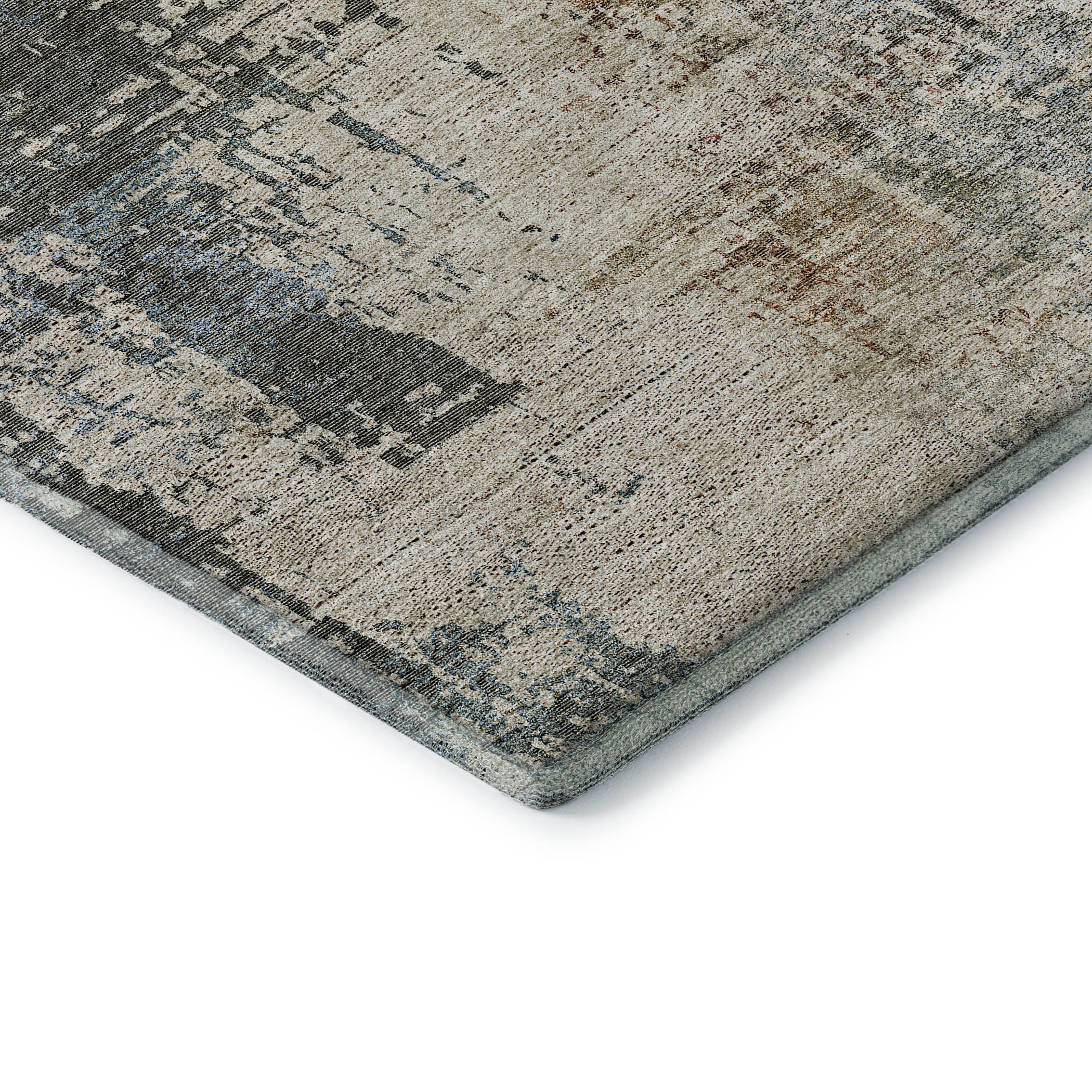 Marrakech Machine Washable Transitional Beige Brown Rug 1'8" x 2'6" #shape_Rectangle