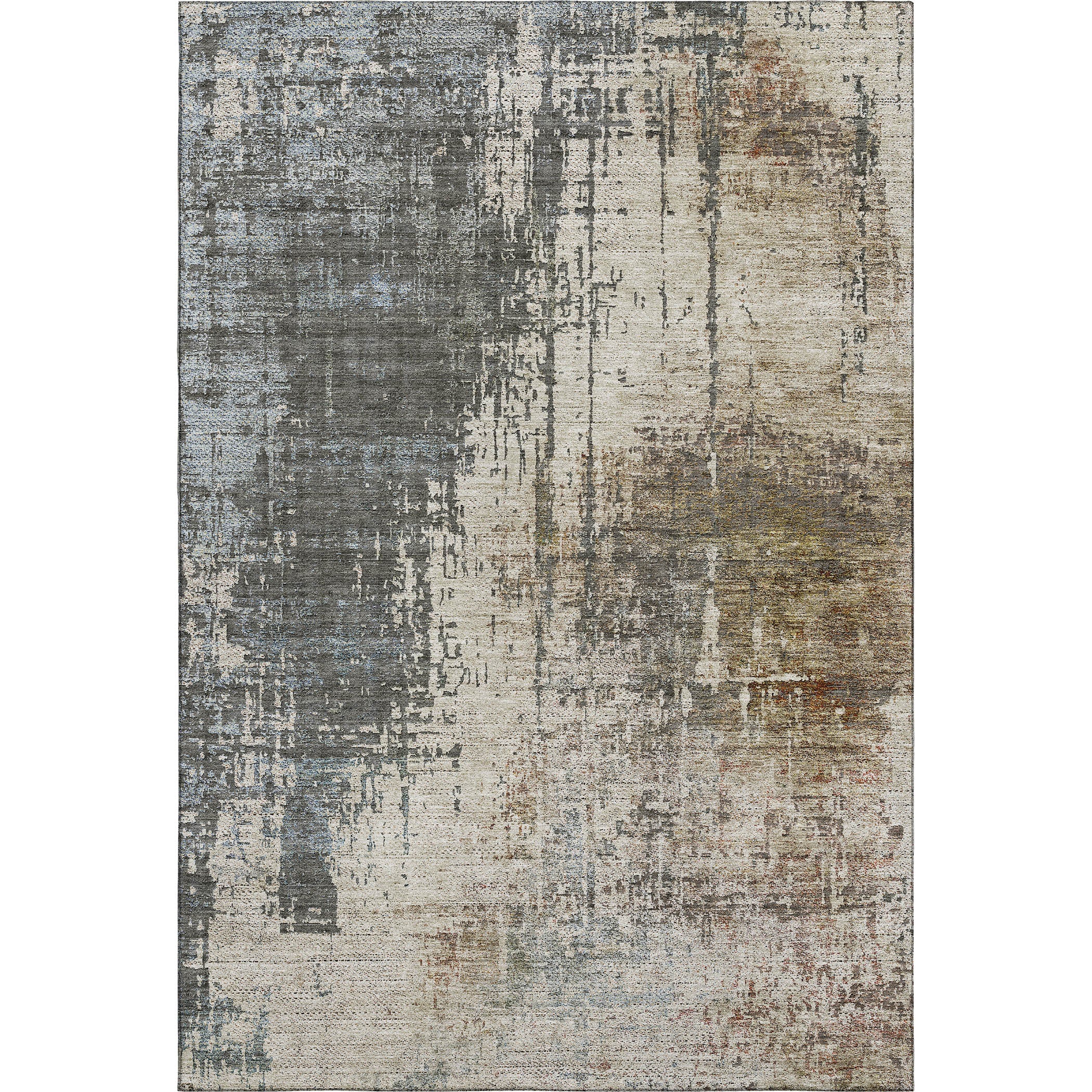 Marrakech Machine Washable Transitional Beige Brown Rug 2'6" x 3'10" #shape_Rectangle