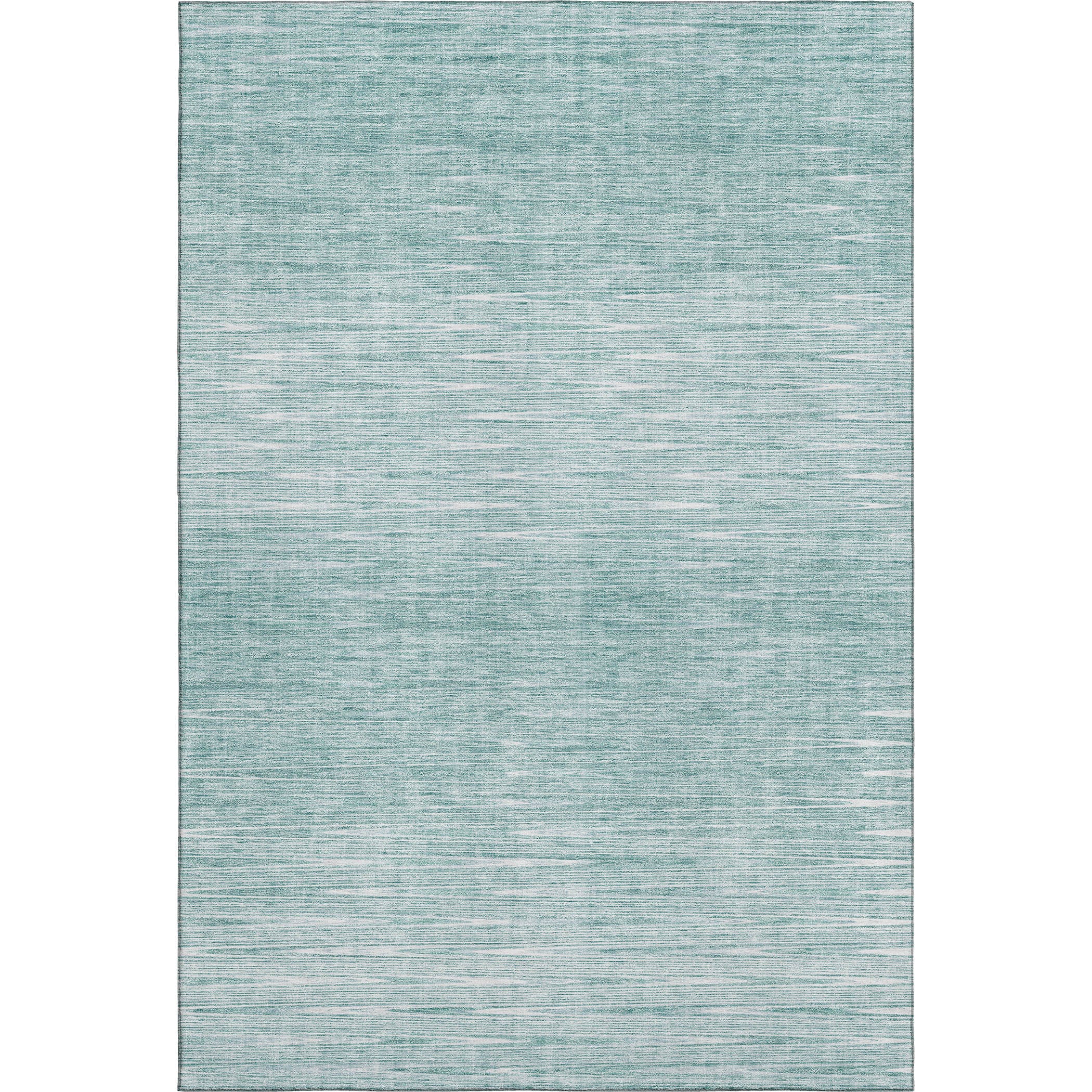 Budapest Machine Washable Transitional Aqua Teal Rug 2'6" x 3'10" #shape_Rectangle