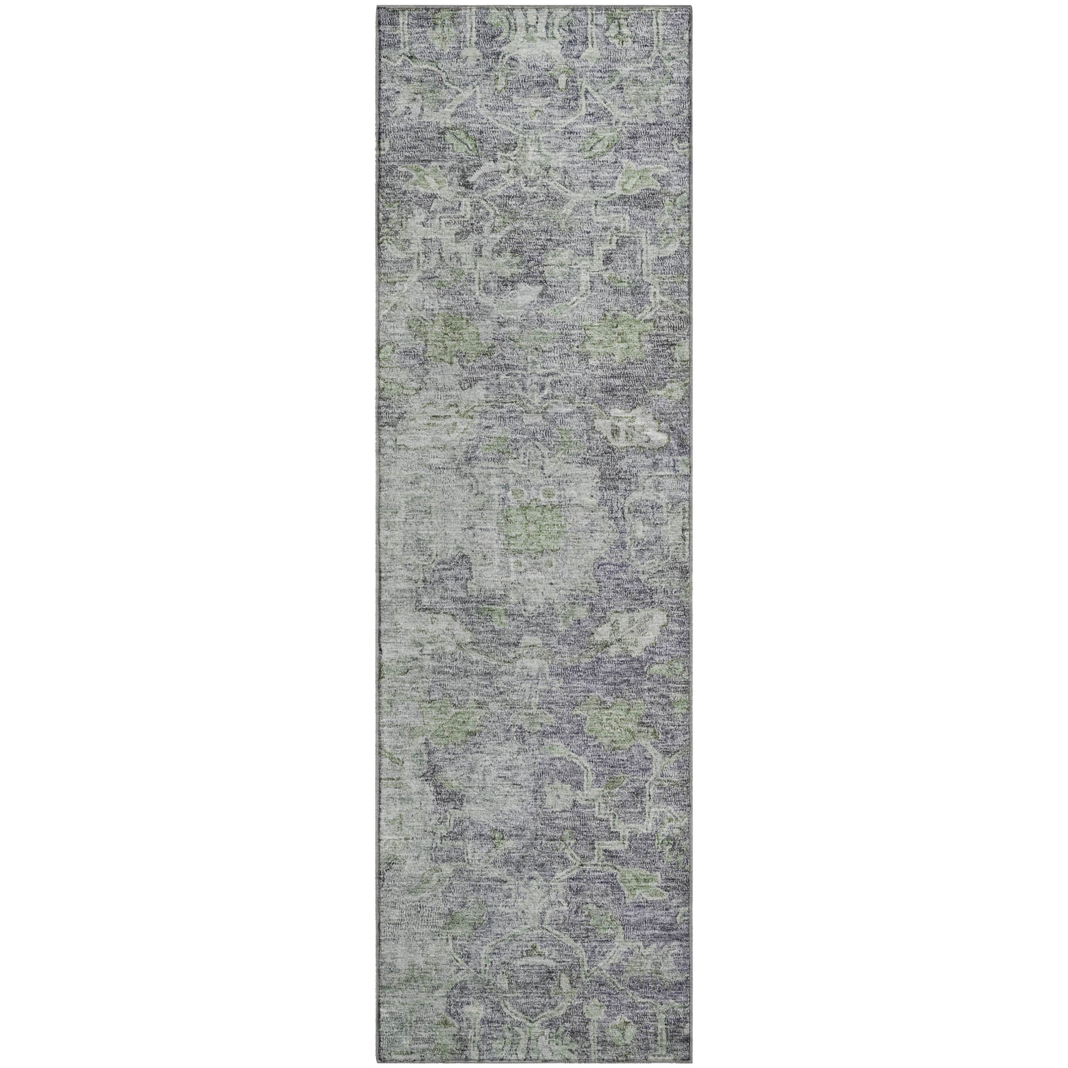 Marrakech Machine Washable Traditional Plum Purple Rug 2'3" x 7'6" #shape_Runner