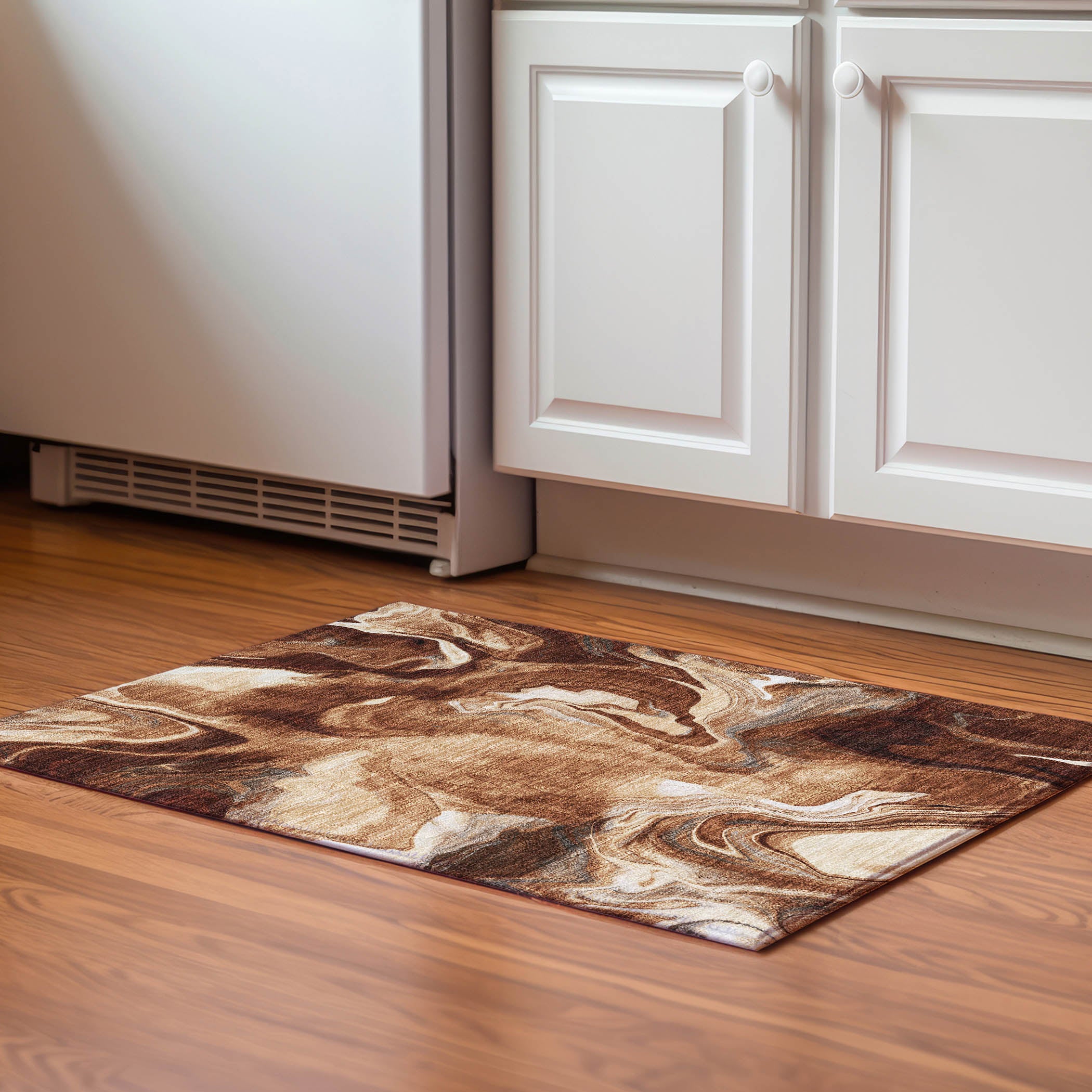 Kyoto Machine Washable Transitional Paprika Orange Rug 1'8" x 2'6" #shape_Rectangle