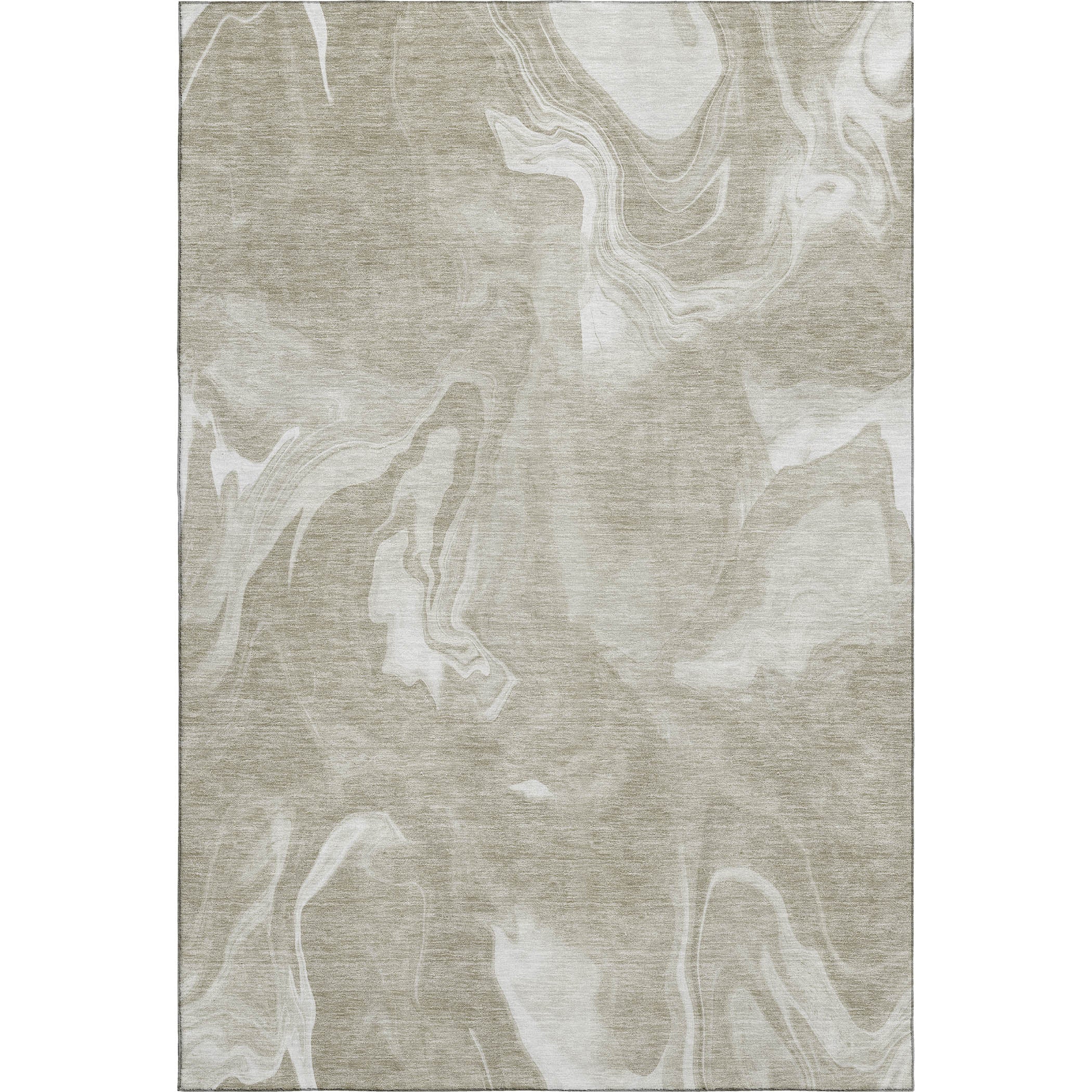 Kyoto Machine Washable Transitional Taupe Brown Rug 2'6" x 3'10" #shape_Rectangle