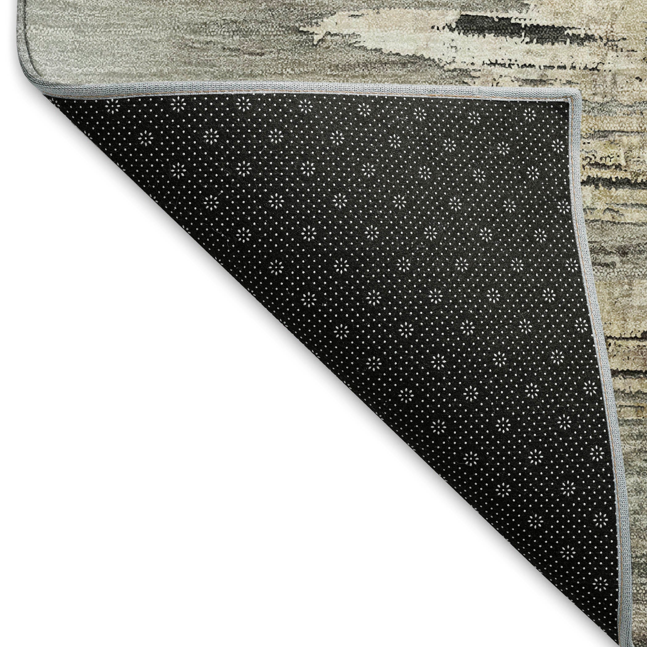 Lima Machine Washable Transitional Gray Rug 1'8" x 2'6" #shape_Rectangle