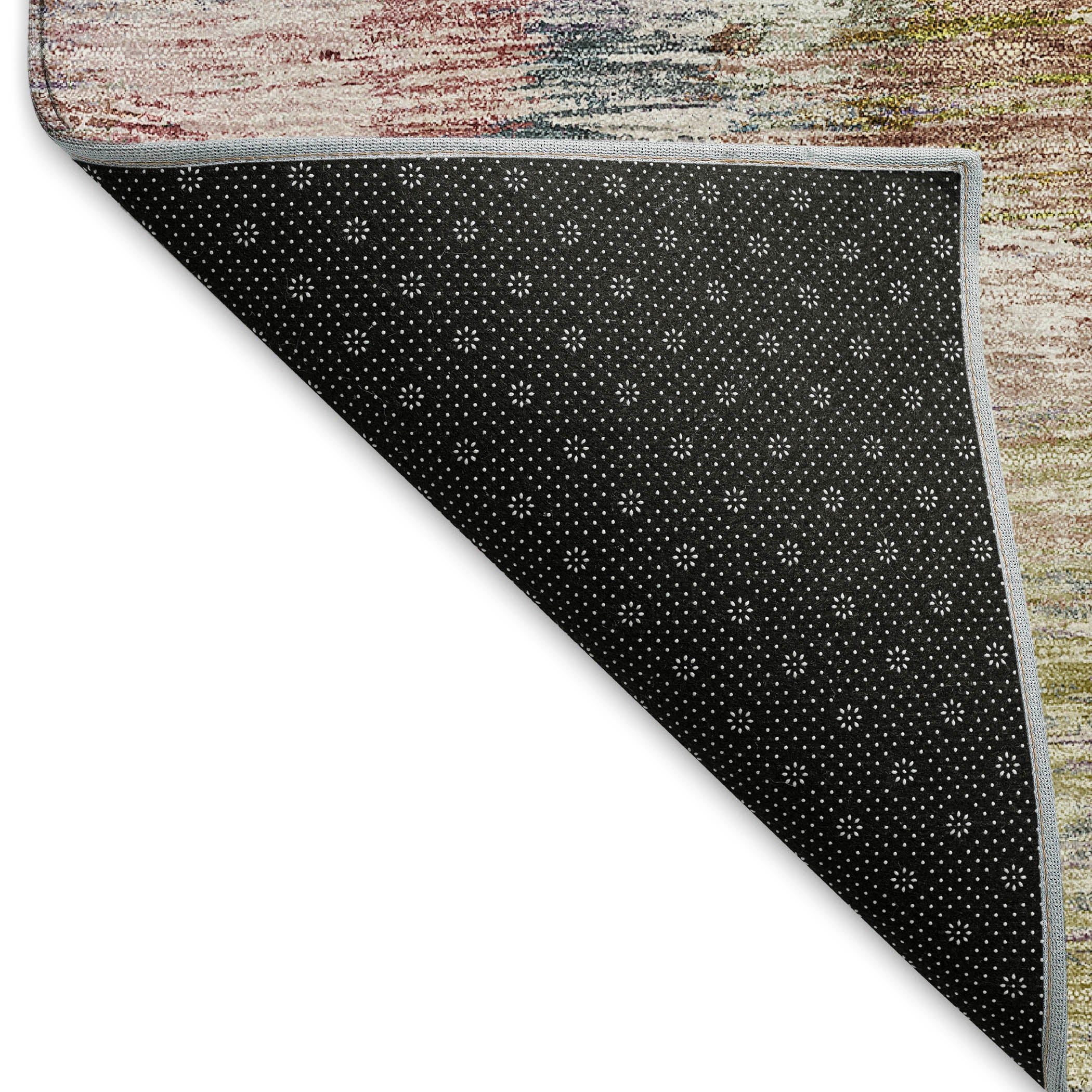 Lucerne Machine Washable Transitional Plum Purple Rug 1'8" x 2'6" #shape_Rectangle